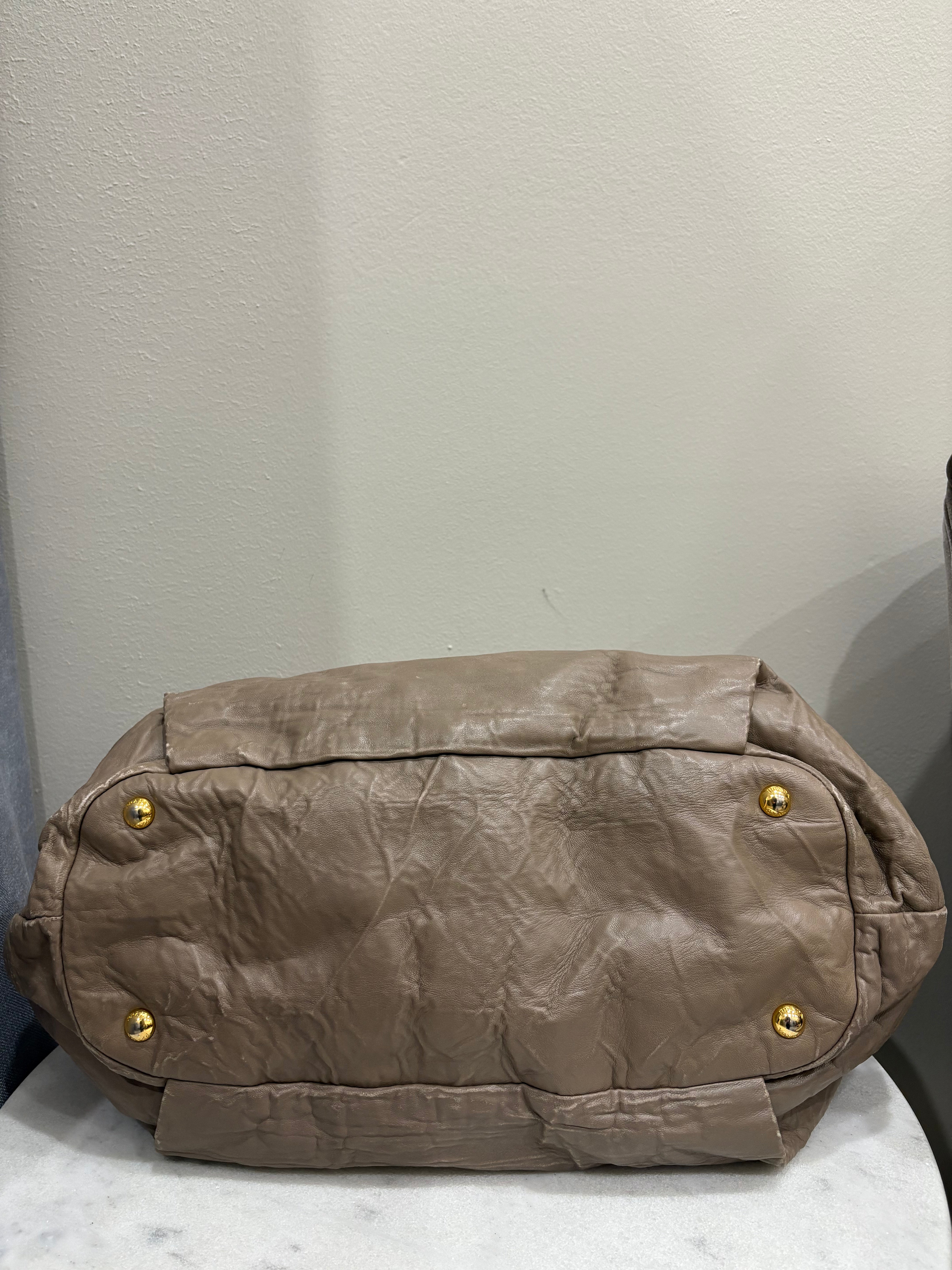 Prada Grey Calf Bag