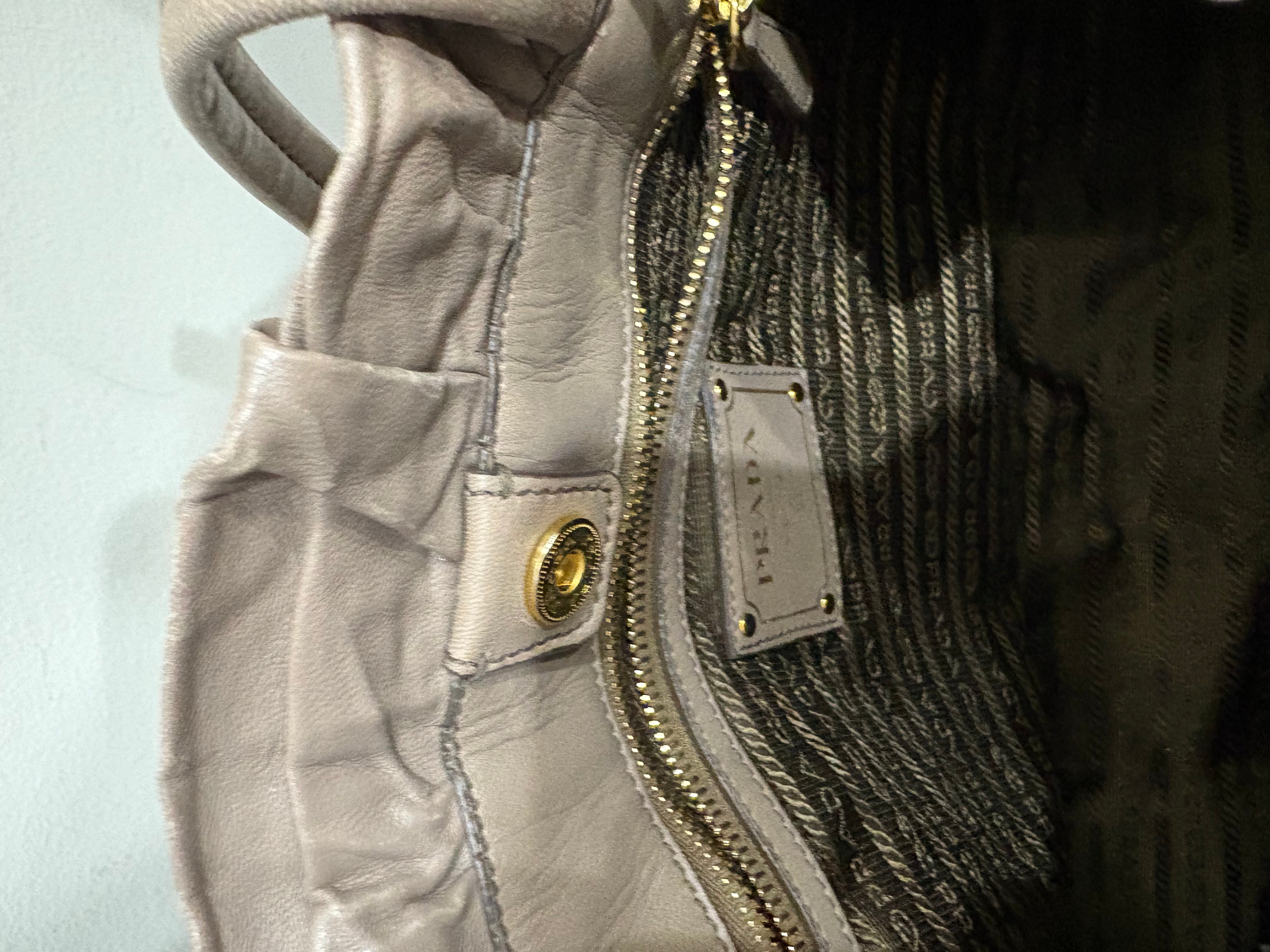 Prada Grey Calf Bag