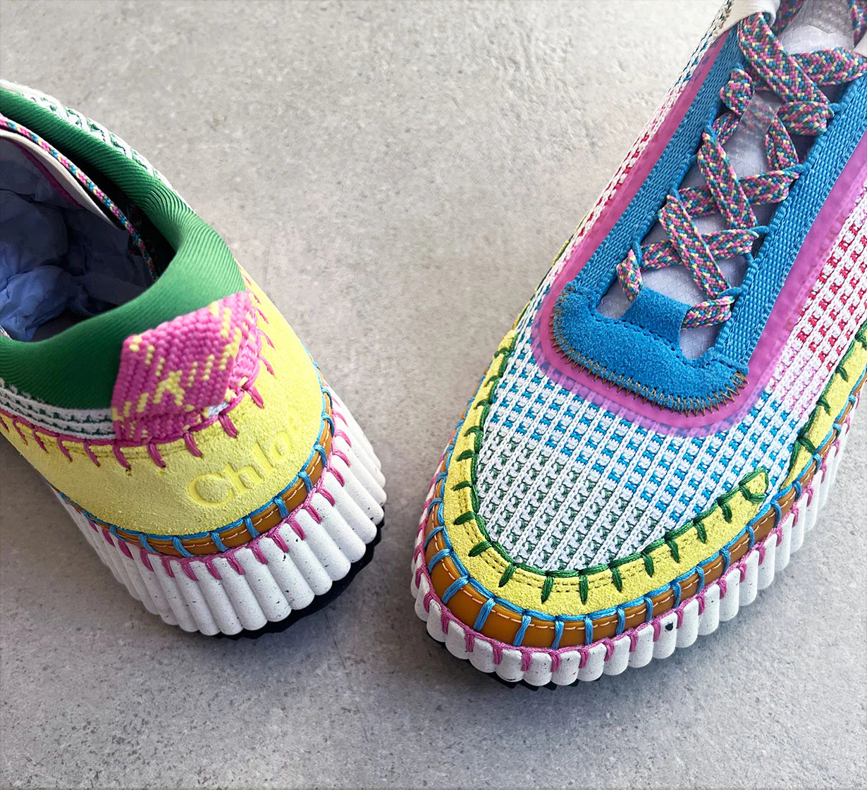 Chloe MltClr Sneakers 38