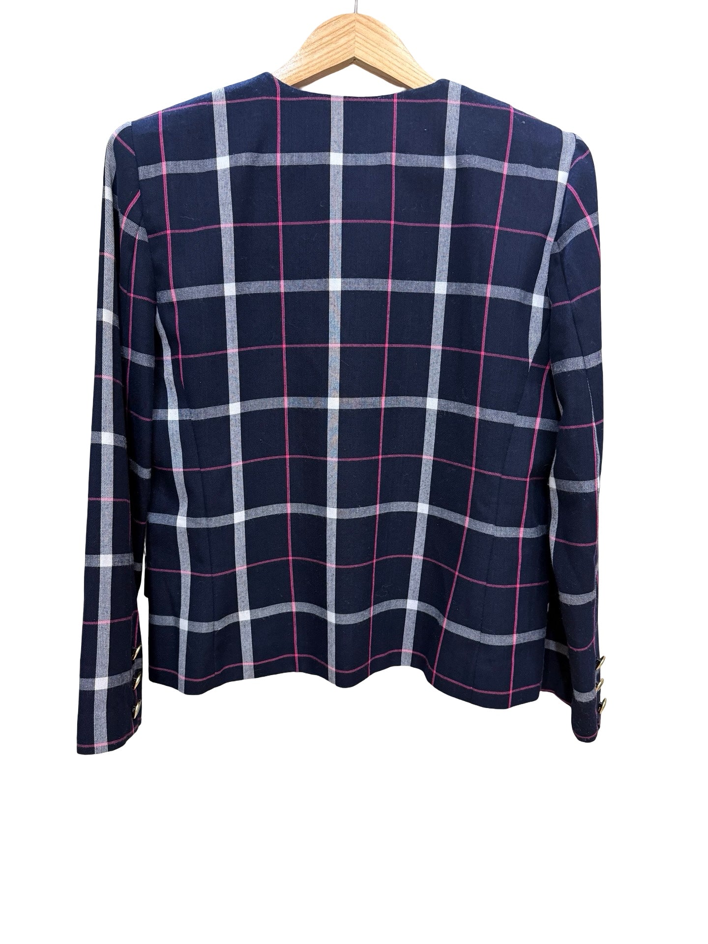 Discovery Navy Tartan Blazer 10