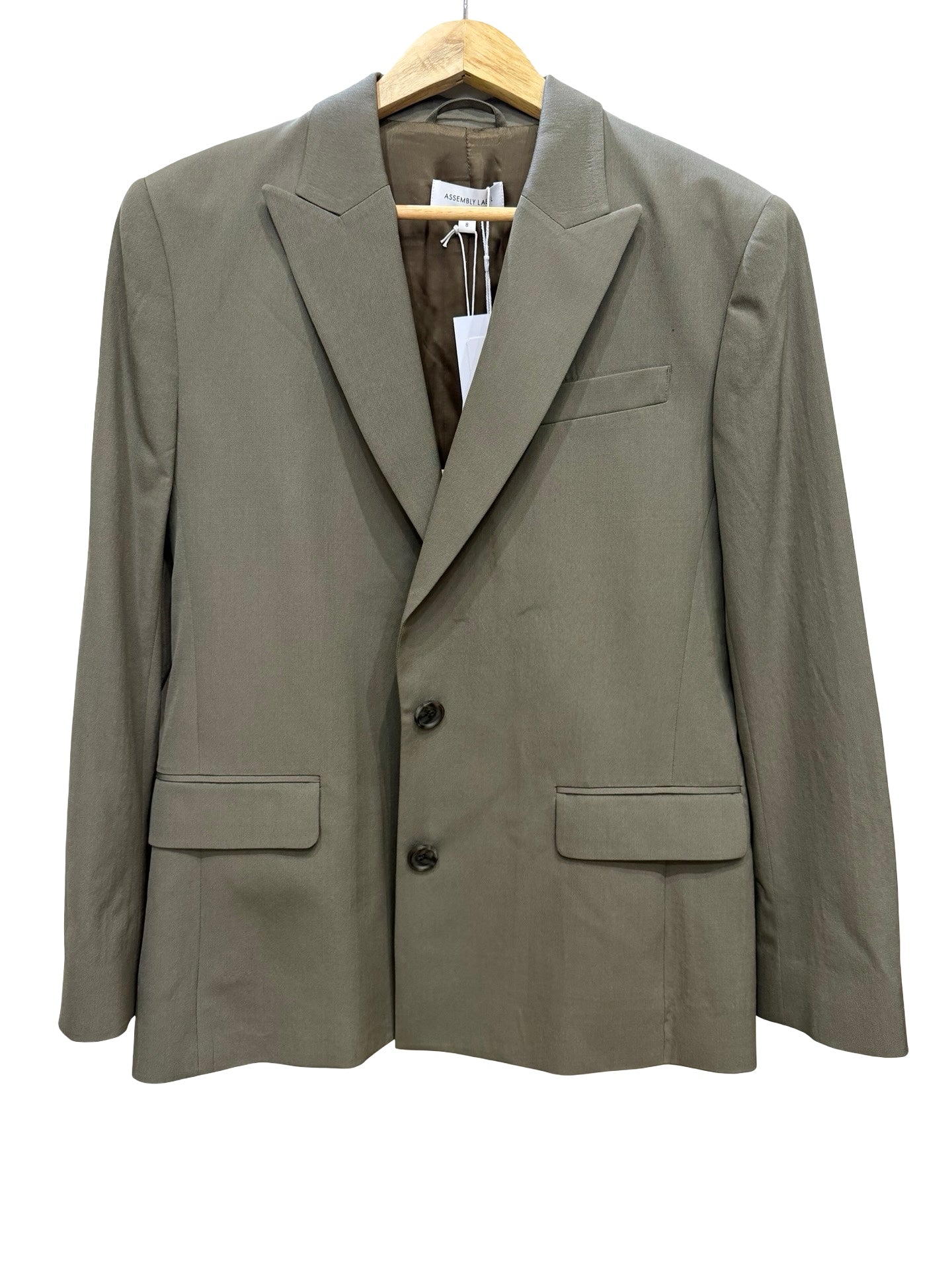 Assembly Label Olive Green Blazer NWT