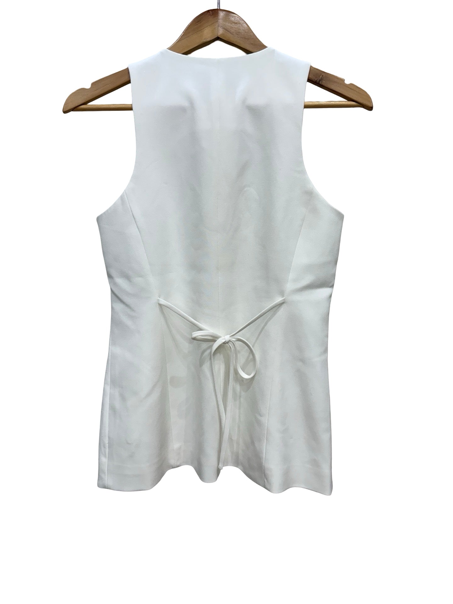 Decjuba Cream Vest 8 NWT