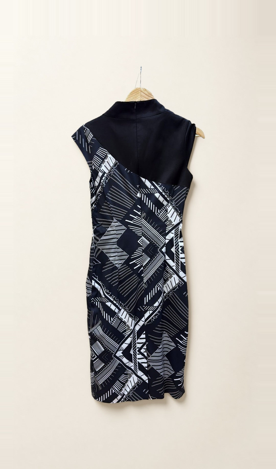 Karen Millen Black Patterned Dress 12