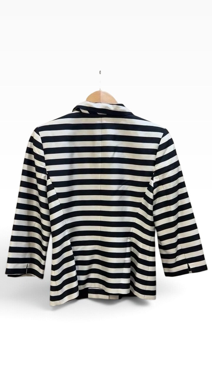 Anthea Crawford Black White Blazer 8
