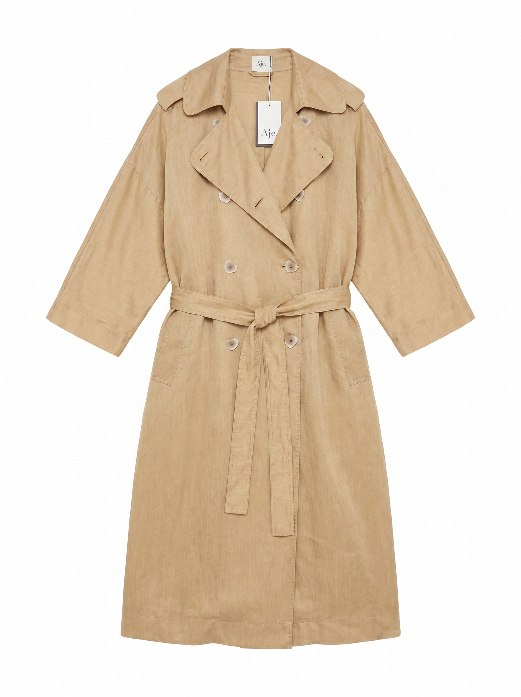 Aje Brown Belt Dress S/M