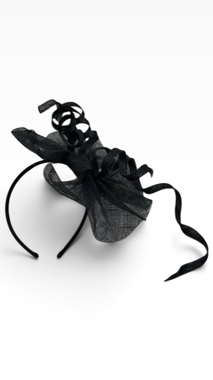 No Brand Black Fascinator O/S