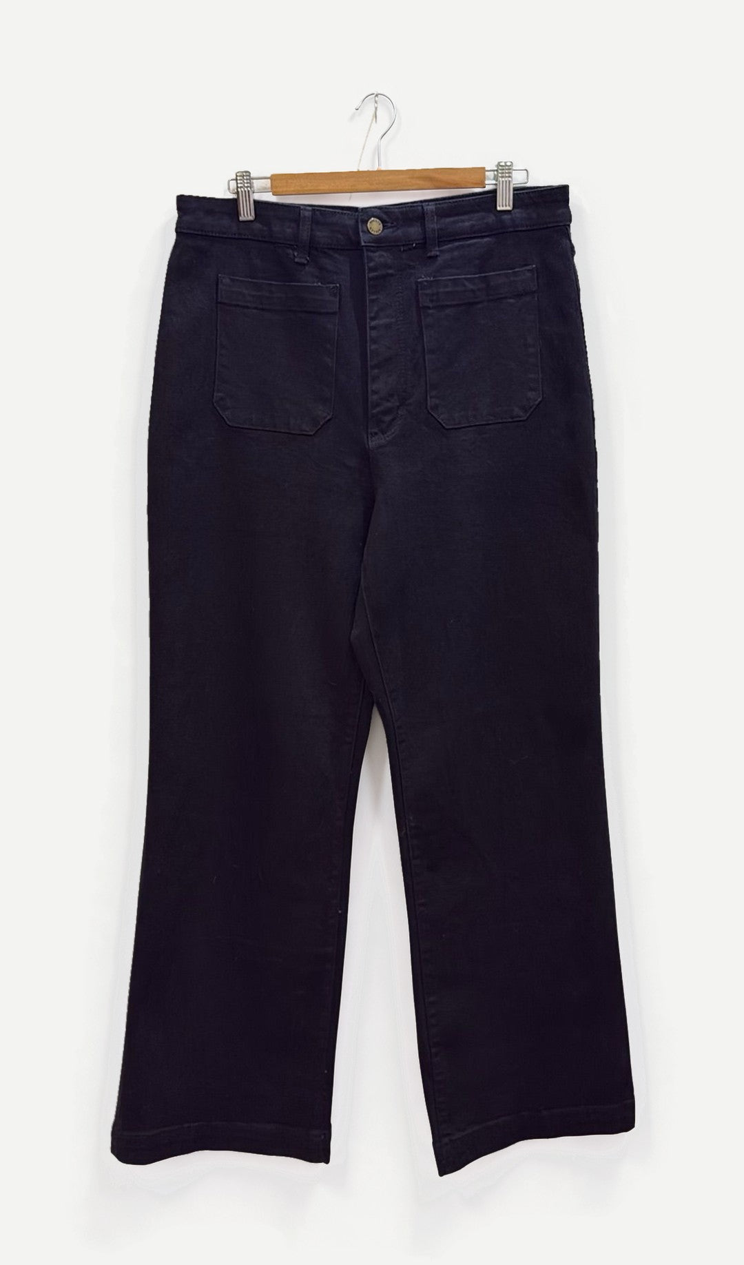 Rolla's Black Wide Leg Jeans 33
