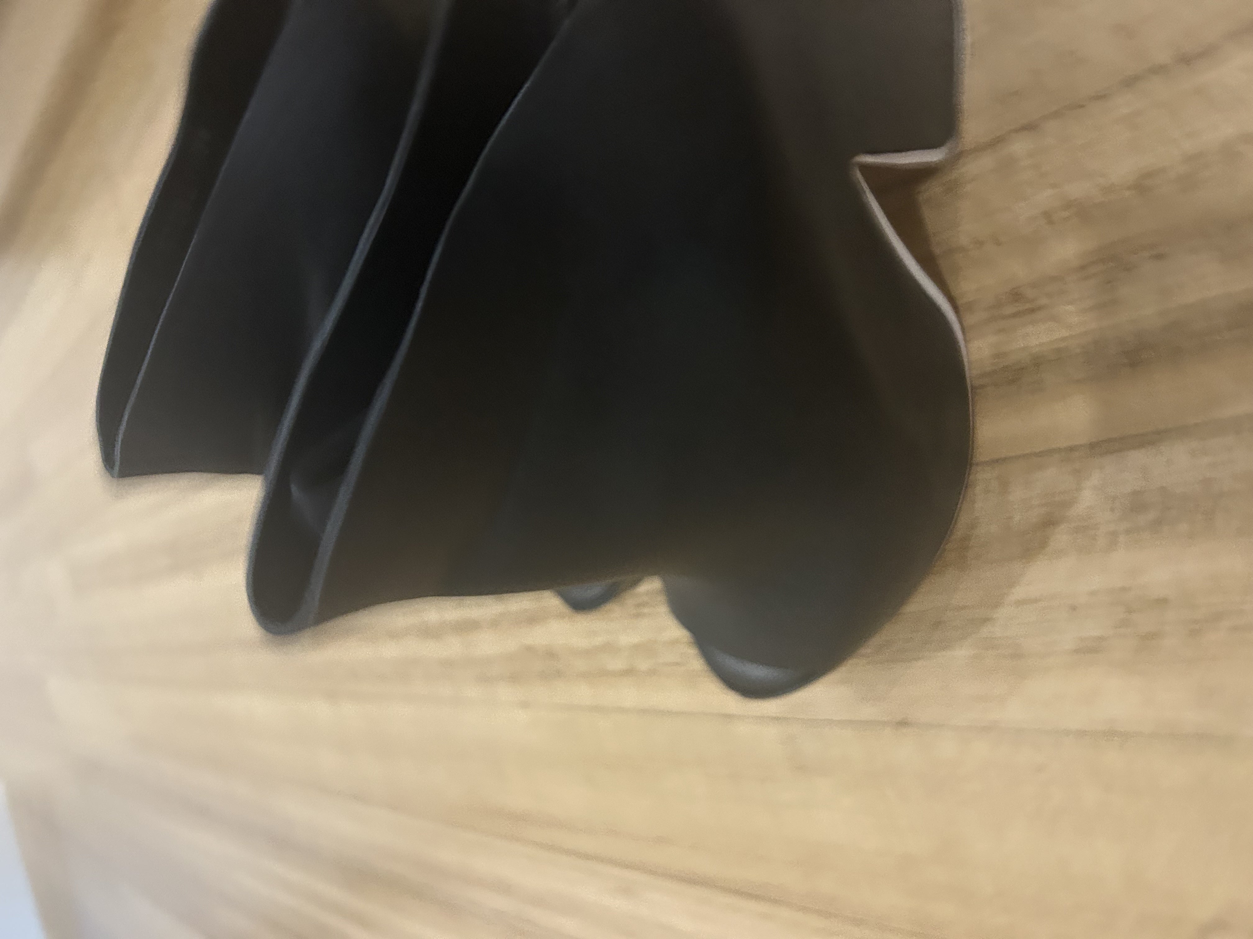 Balenciaga Black Open Toe Wedge Sandal 38