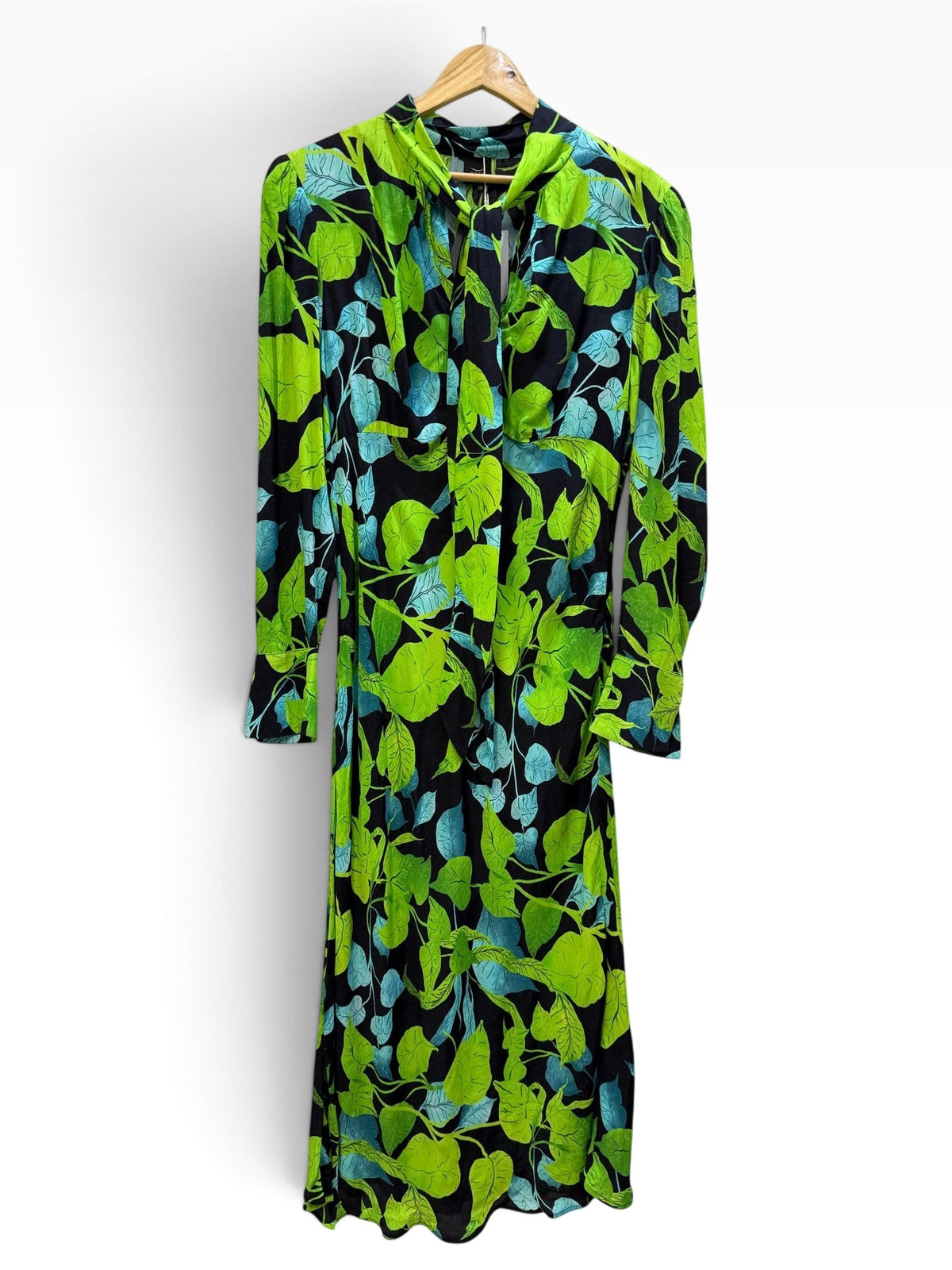 Husk Green Floral Dress 8