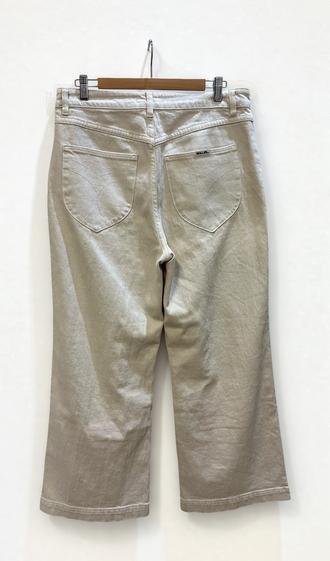 Rolla's Beige Wide Leg Jeans 31