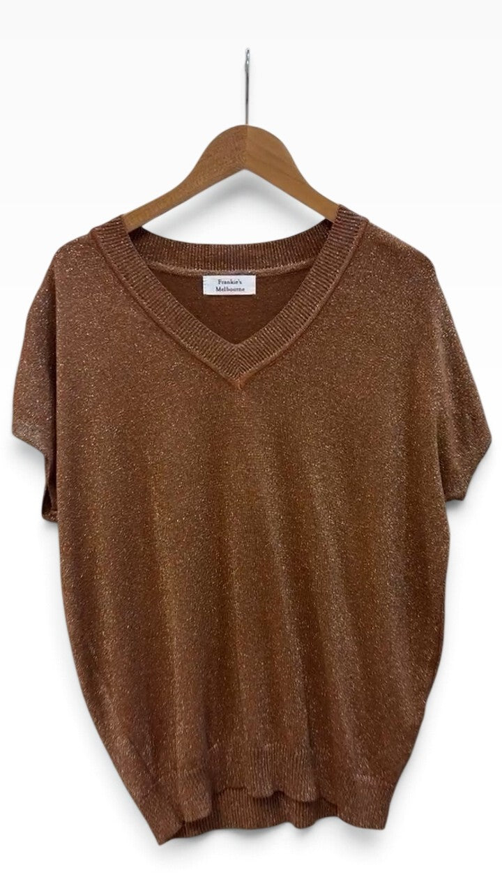 Frankie's Brown Top O/S