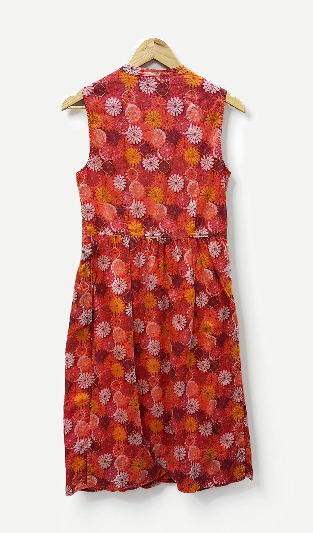 Anna Thomas Orange Floral Dress 8
