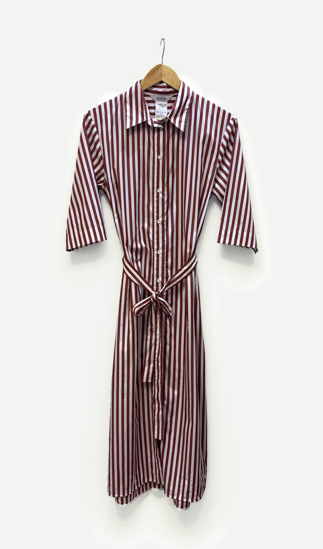 Max Mara Red White Dress 10