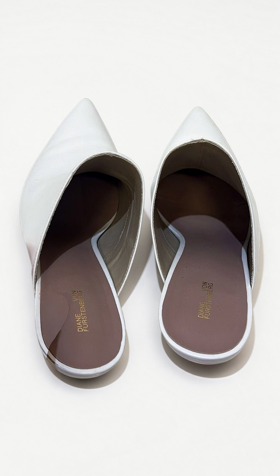 Diane von Furstenberg White Heels 38
