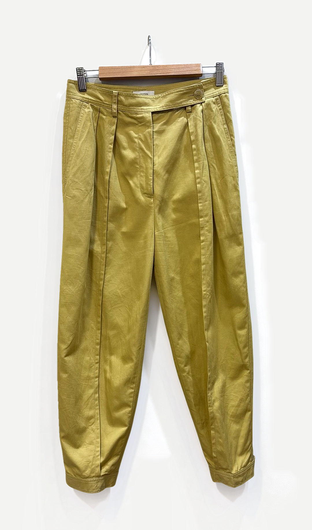 Oroton Mustard Pants 8