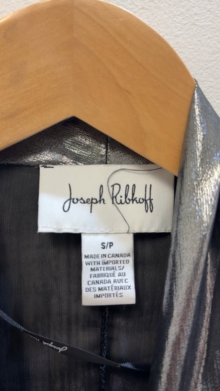 Joseph Ribkoff Silver Blouse S