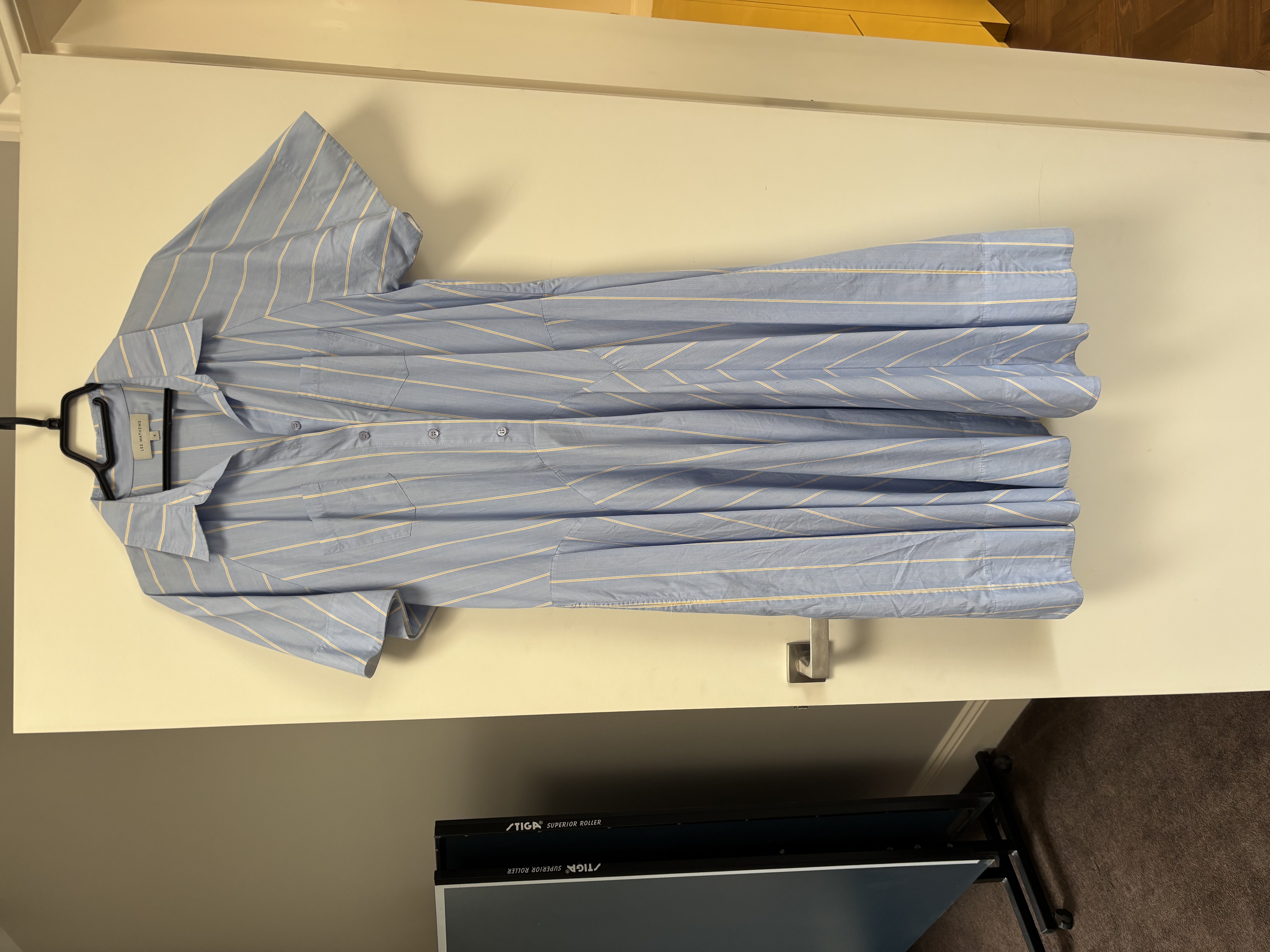 Lee Matthews Blue Dress 4