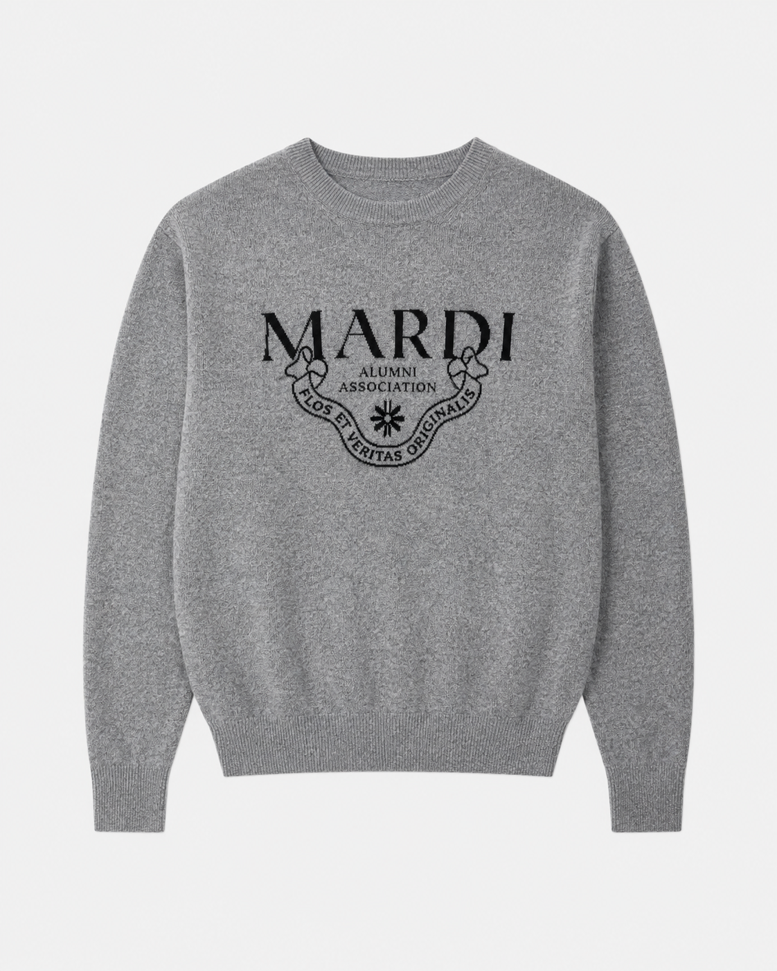 Mardi Mercredi Grey Cashmere Jumper front