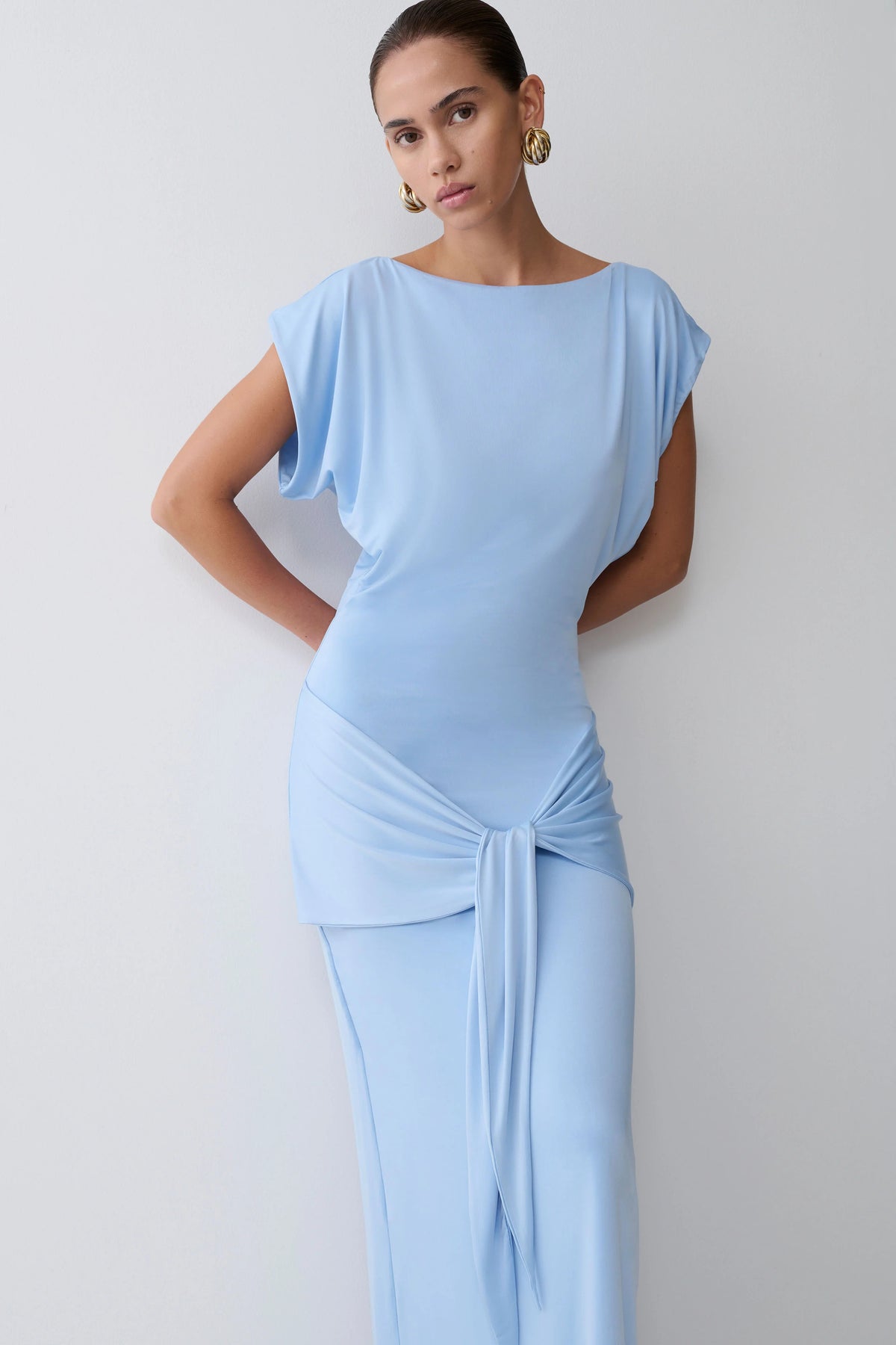 Meshki Blue Maxi Dress XS