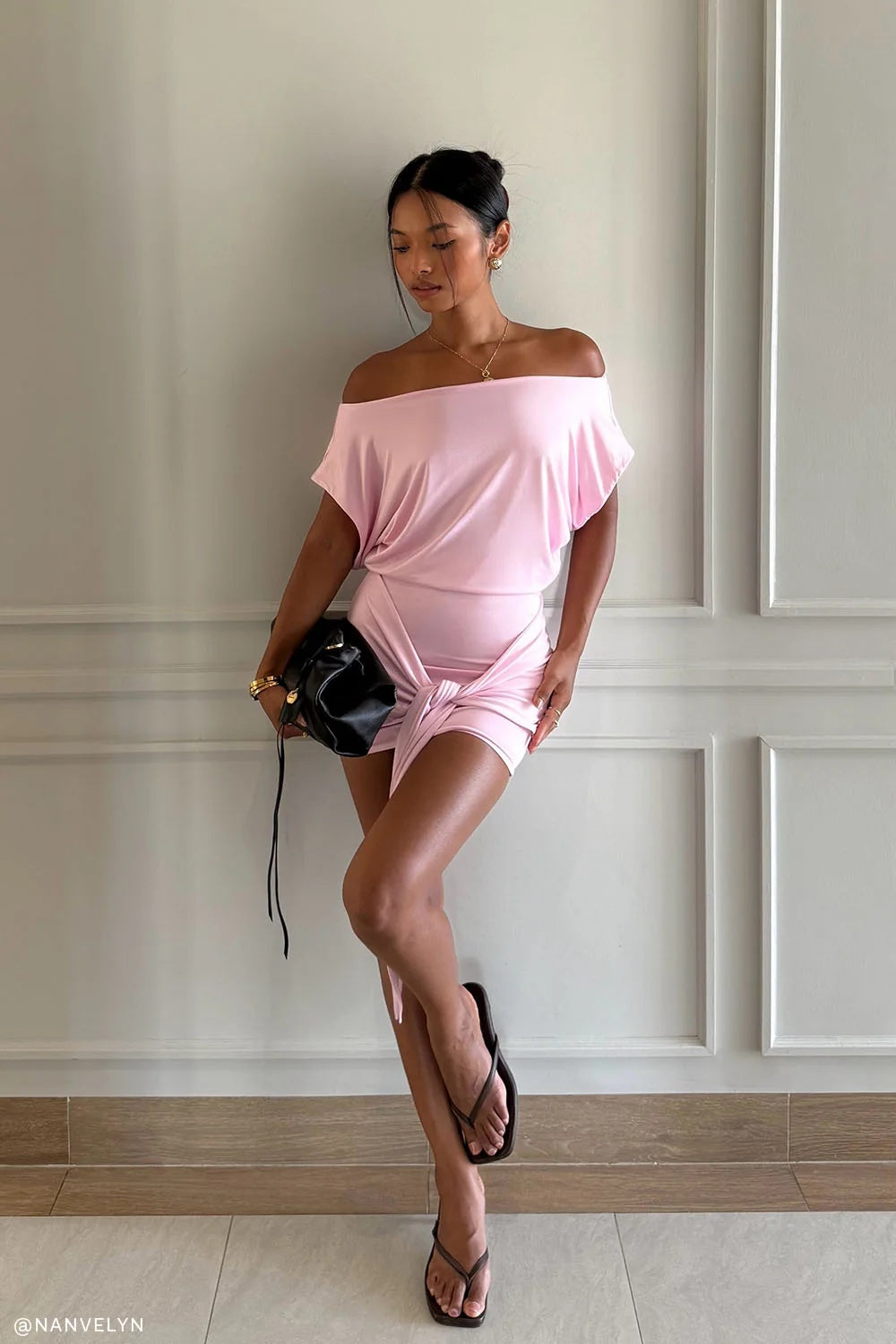 Meshki Pink Mini Dress XS