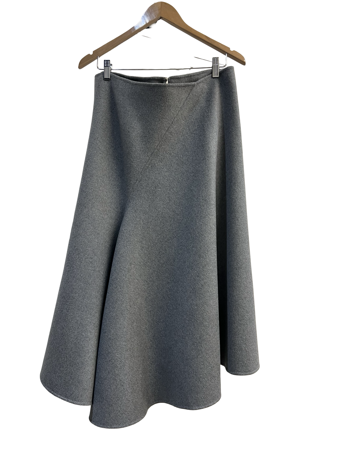 Lee Mathews Grey Wool Skirt 4 NWT
