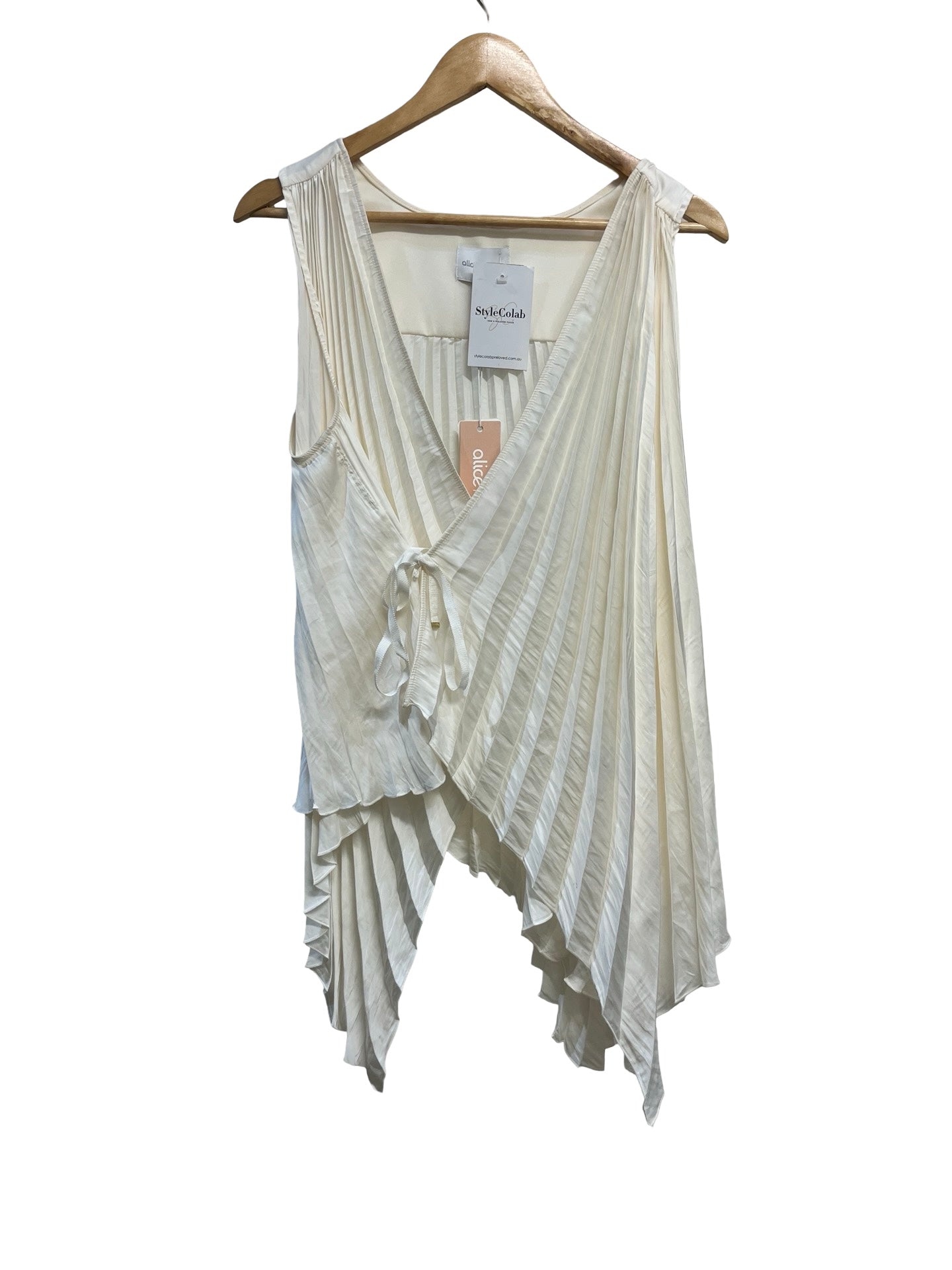 Alice McCall Ivory S/Less Top 12
