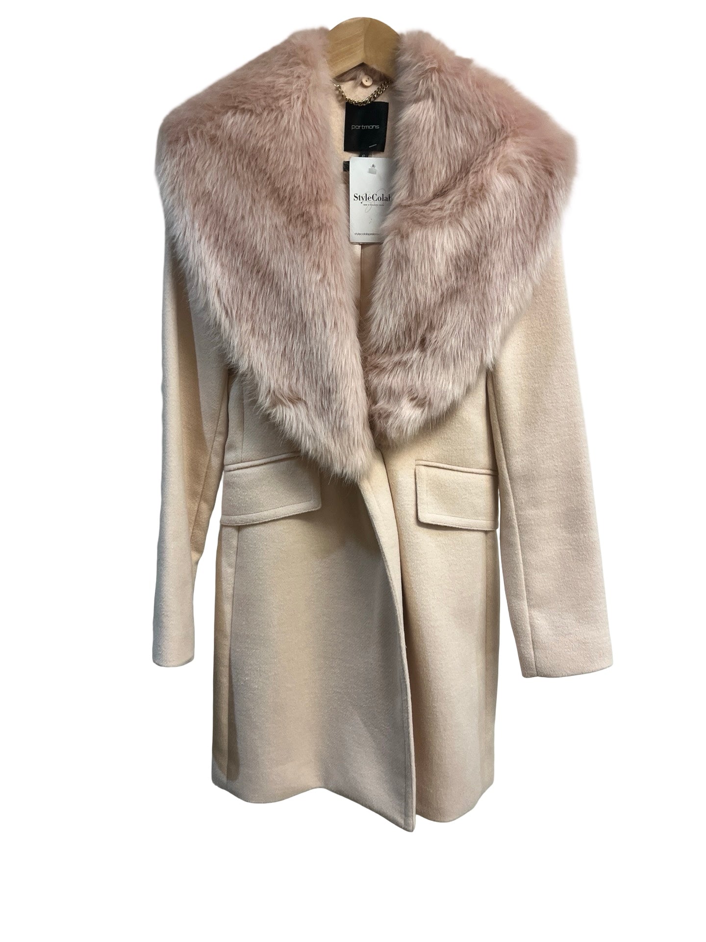 Portmans Pink Faux Fur Coat 6