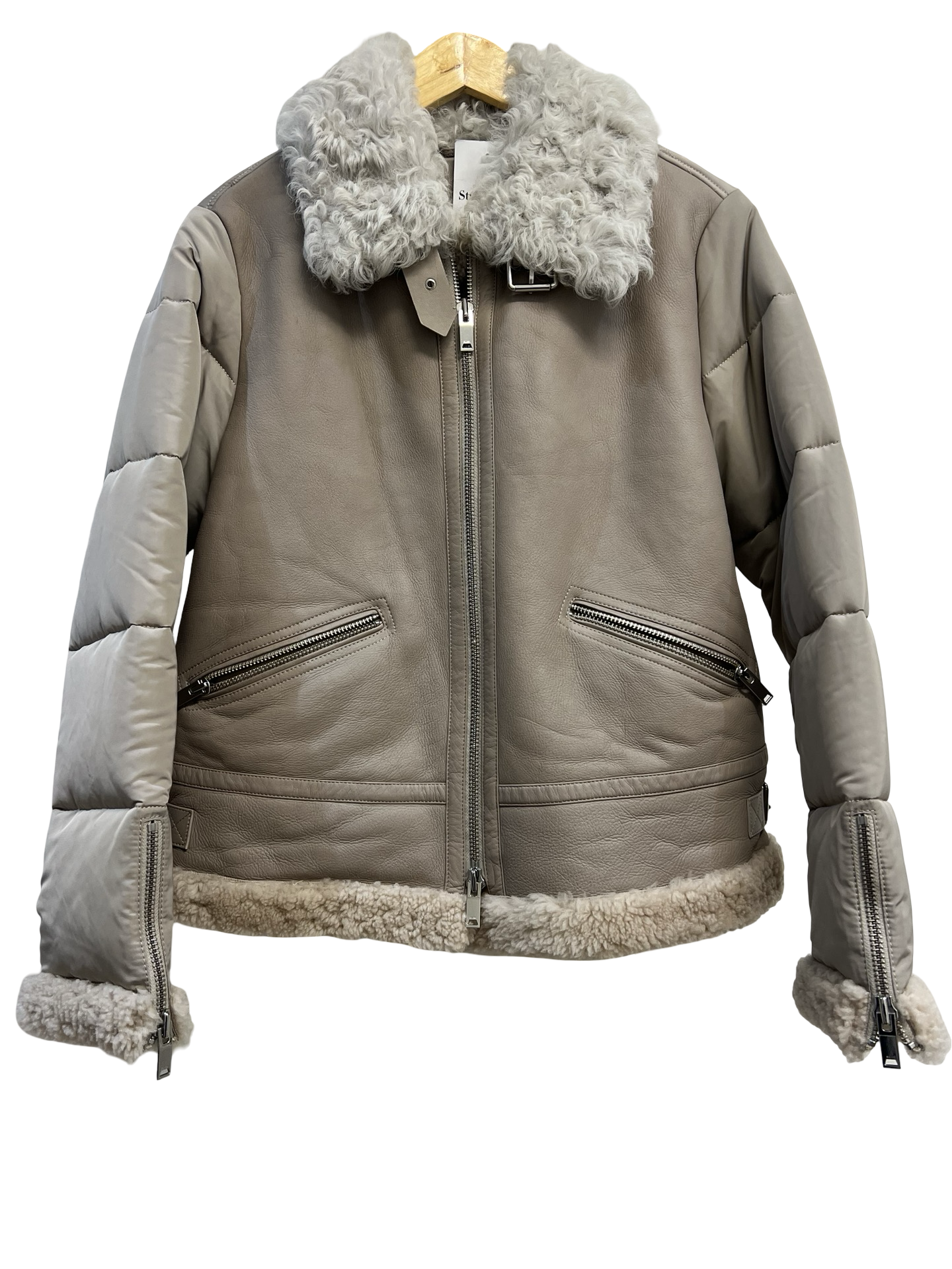 Reiss Solene Neutral Jacket M/L NWT