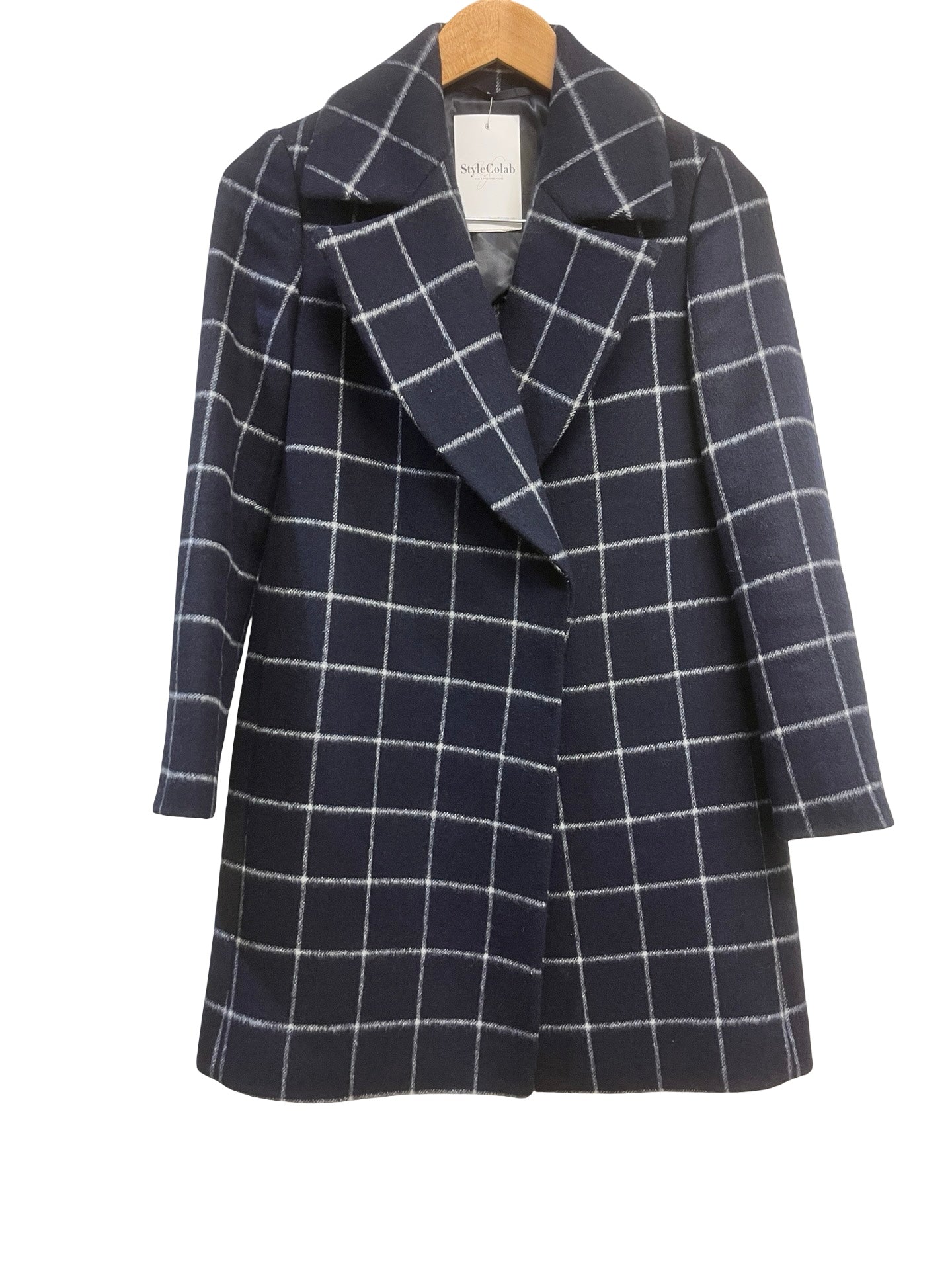Cable Navy Coat XS