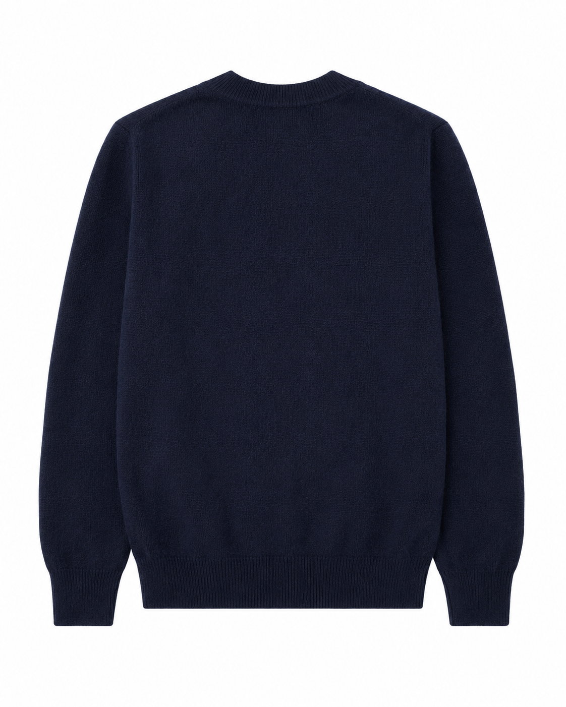 Play Comme des Garcons Blue Wool Cardigan back
