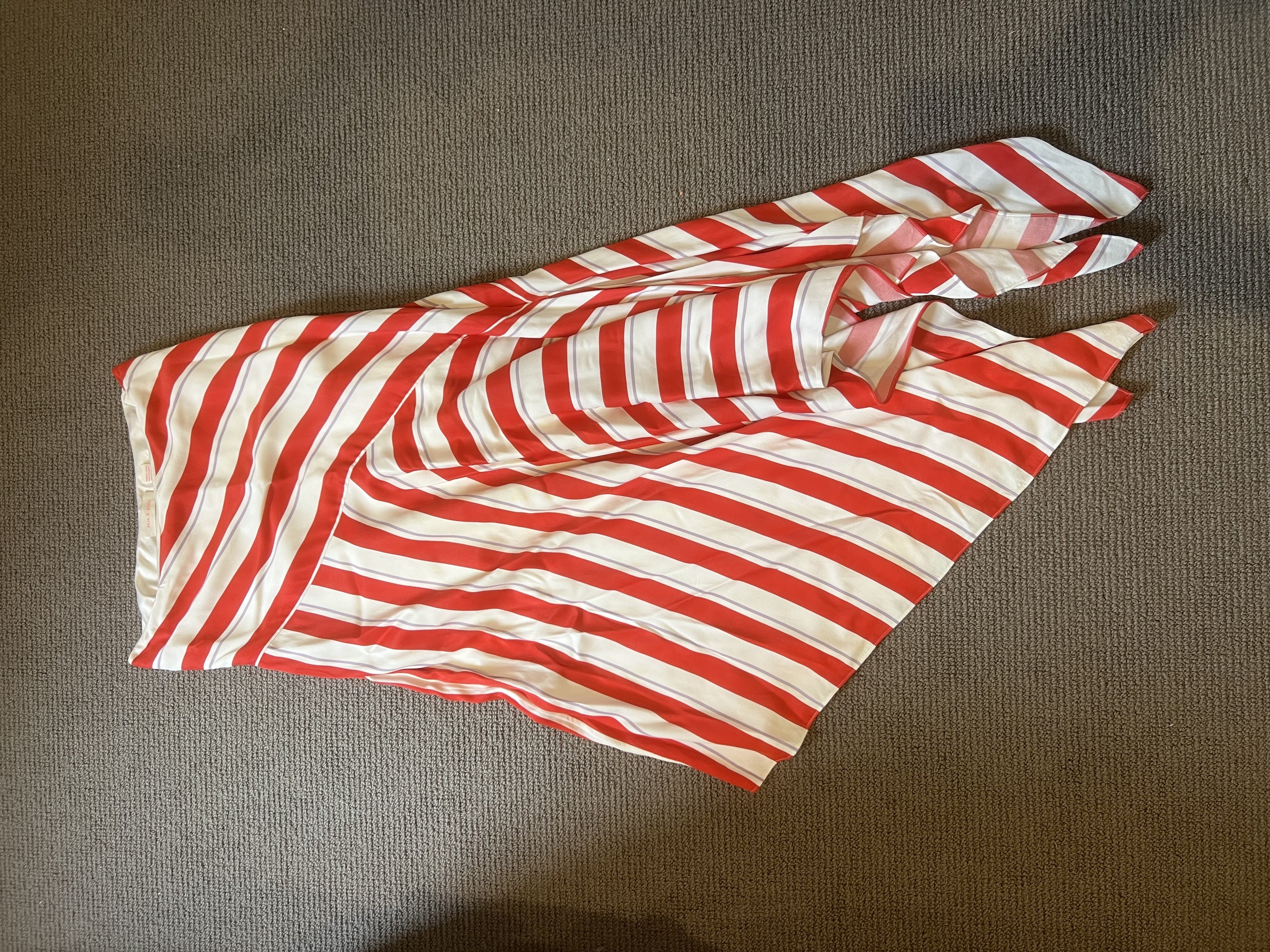 Sass & Bide Red & White Skirt 8