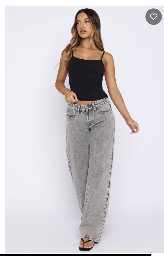 White Fox Black Jeans M