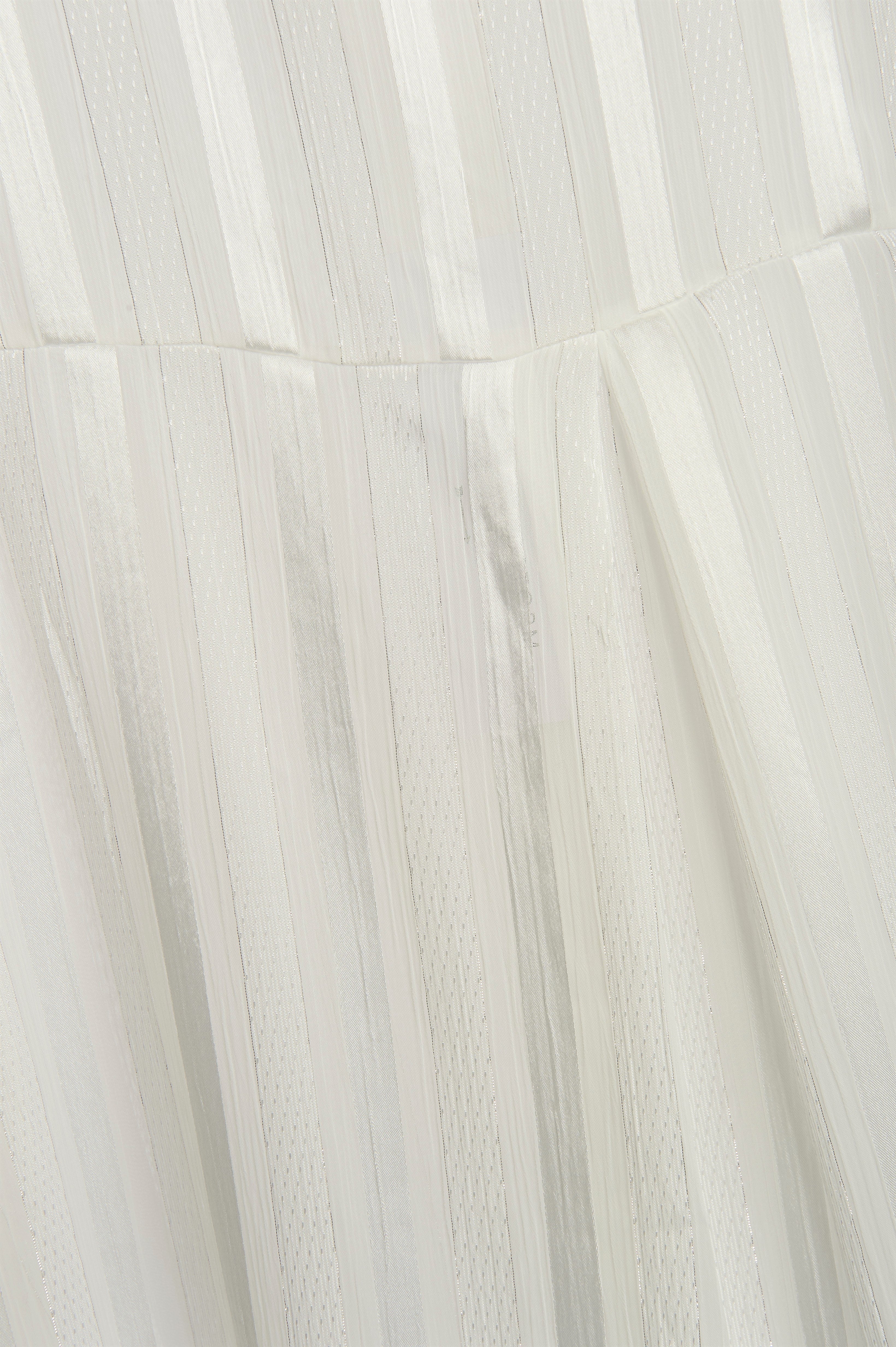 Sheer Lurex Stripe Shirt