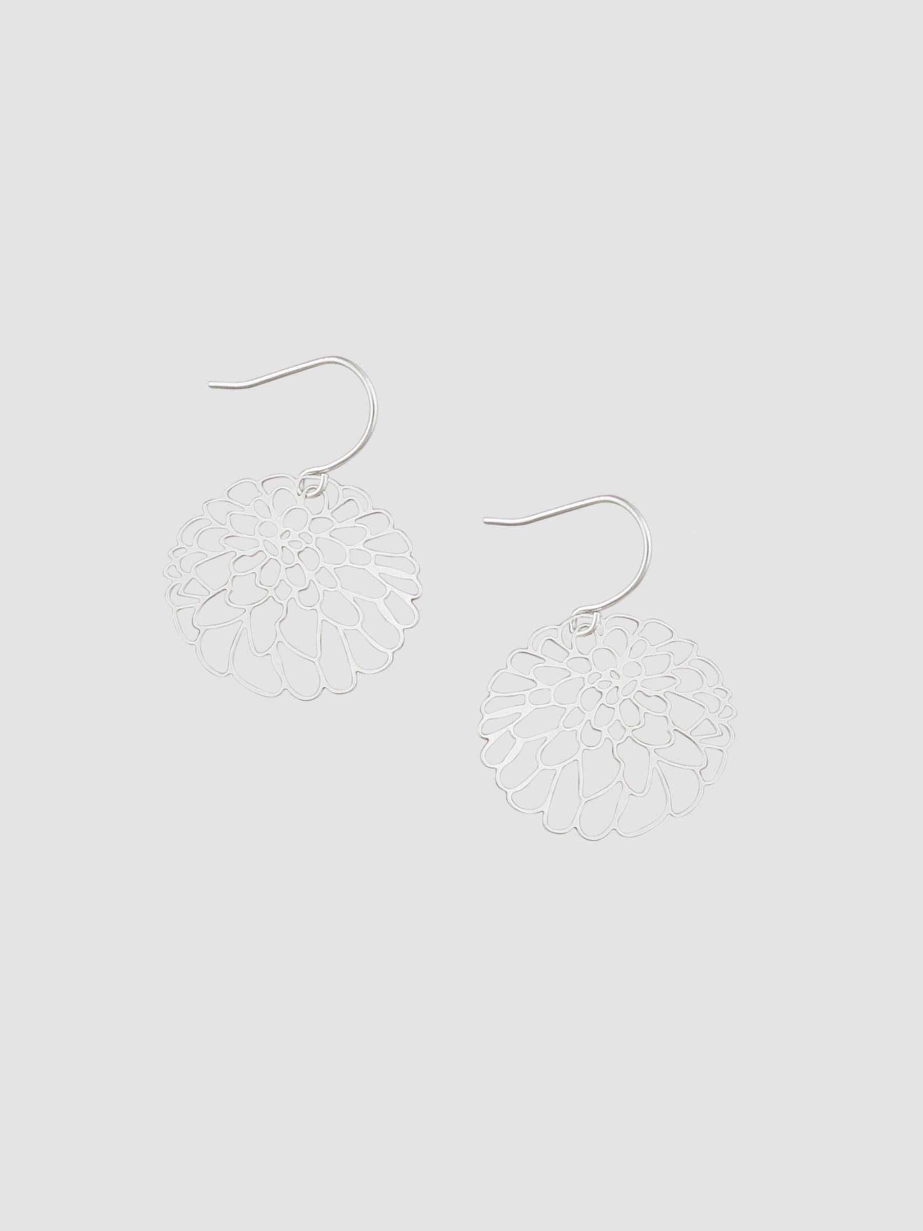Silver Oriental Bliss Earring