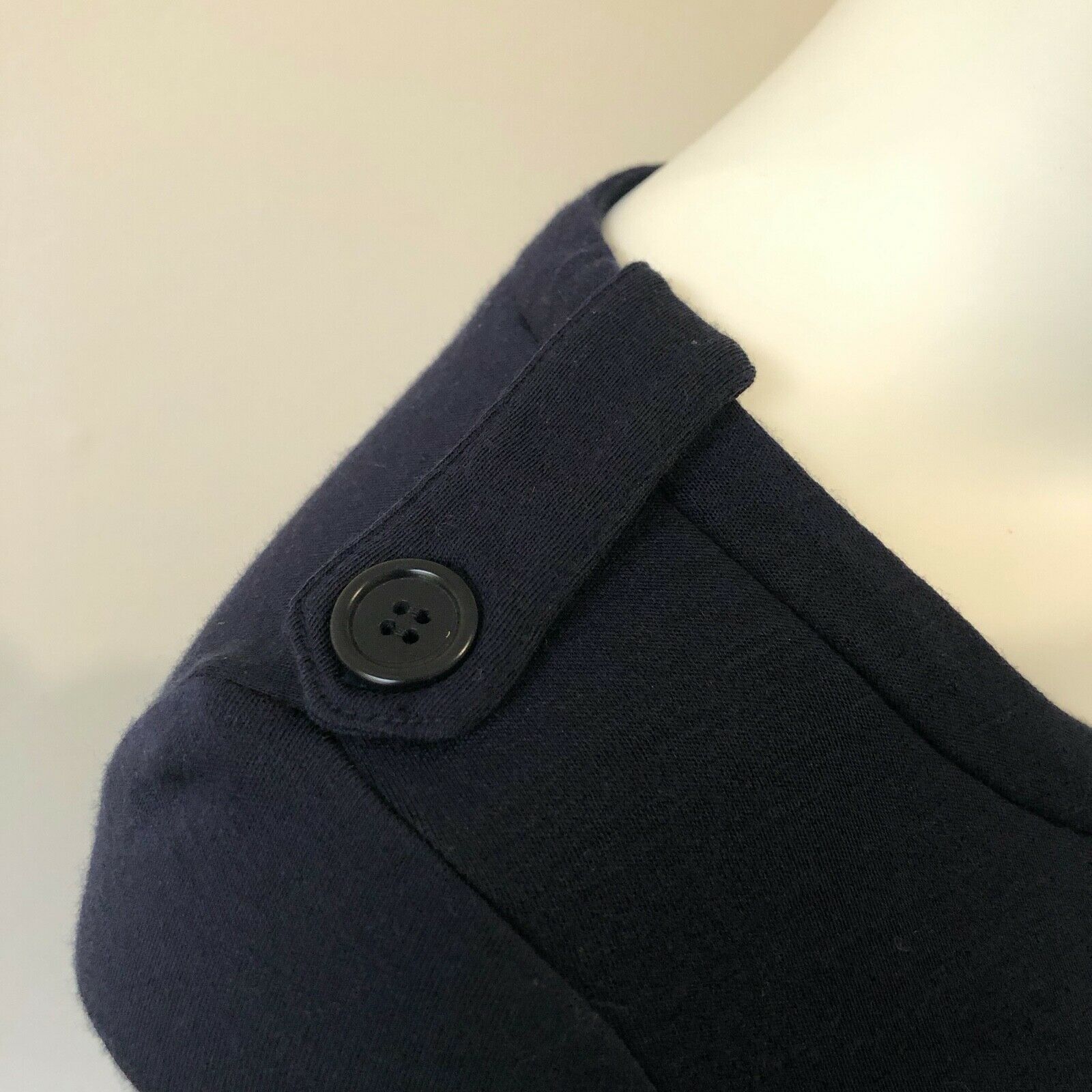 100% Wool Dress Shift Pockets Tie Belt