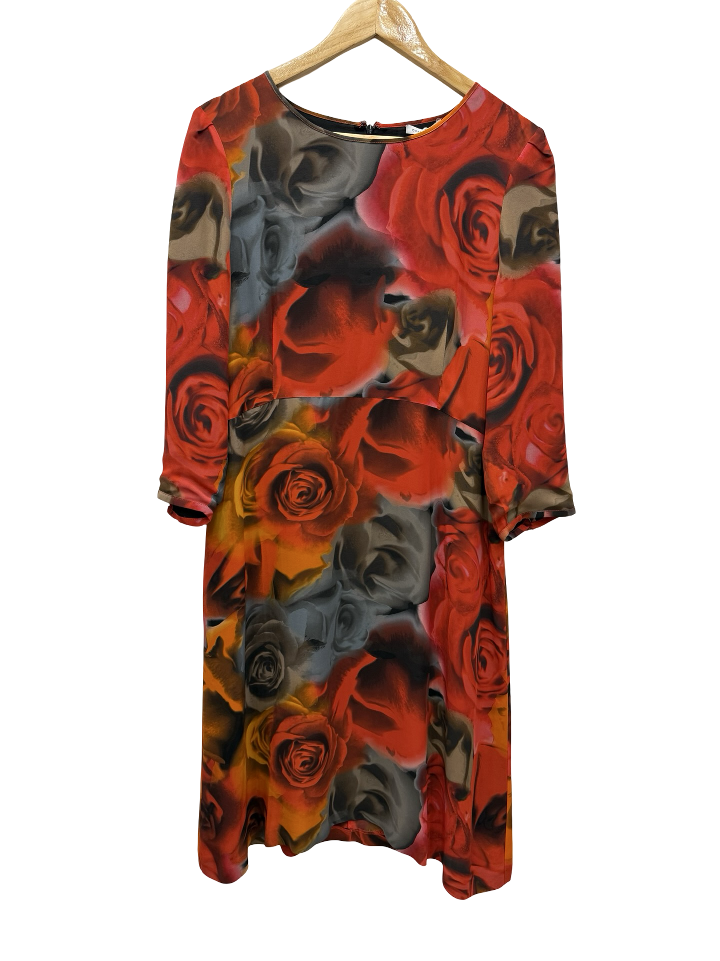 Anna Thomas Red Roses L/S Dress 14