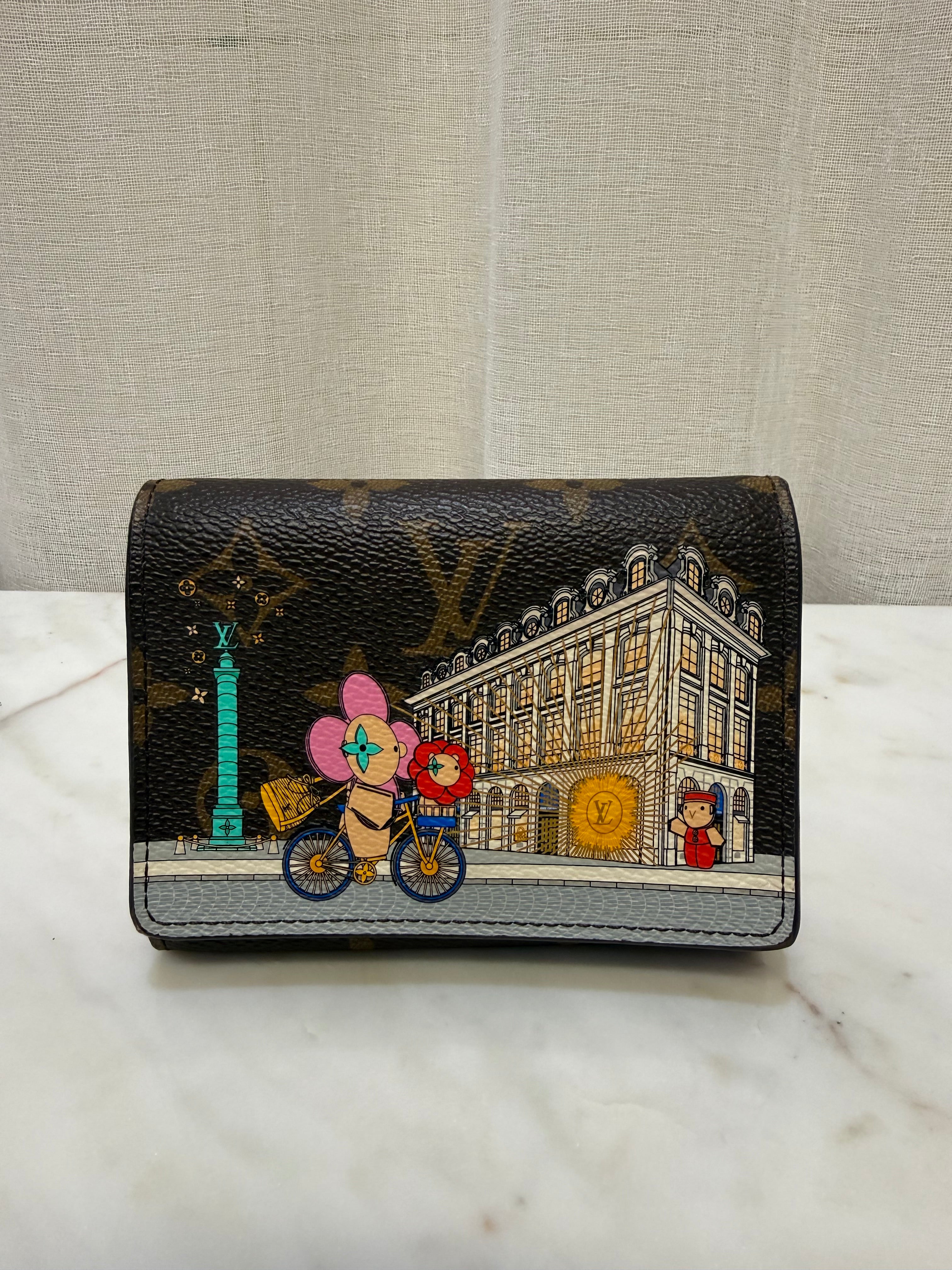 Louis Vuitton Brown/Pink Leather Wallet