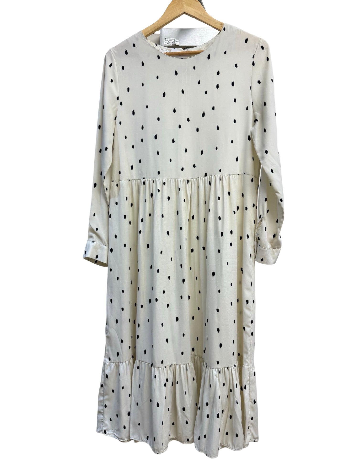 Yomi Cream Black Dress OS