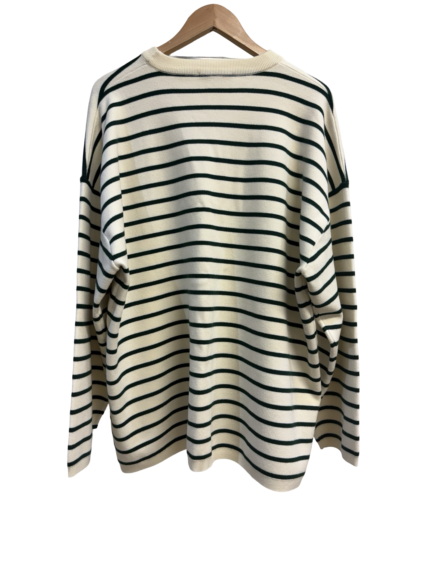 Onte Green/Cream Stripe Knit L