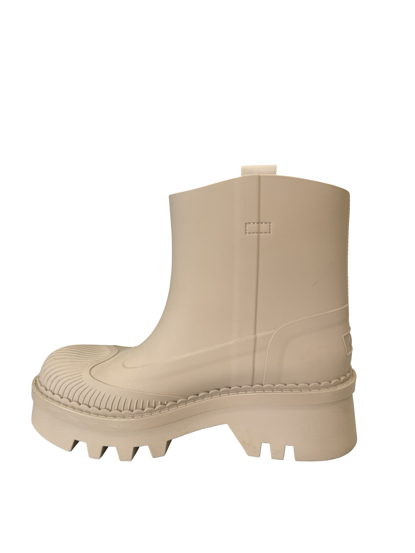 Chloe Neutral Rubber Boots 40