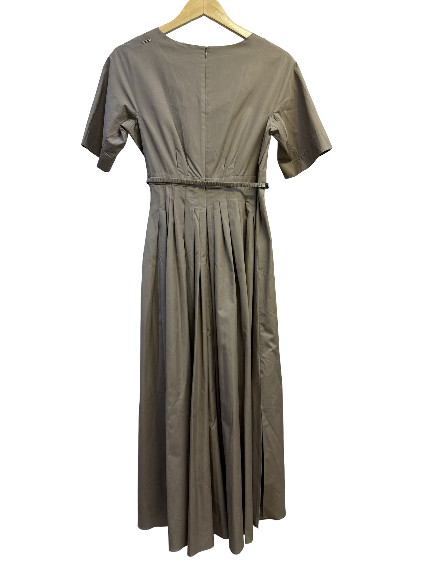 Max Mara Brown Belted Dress 8