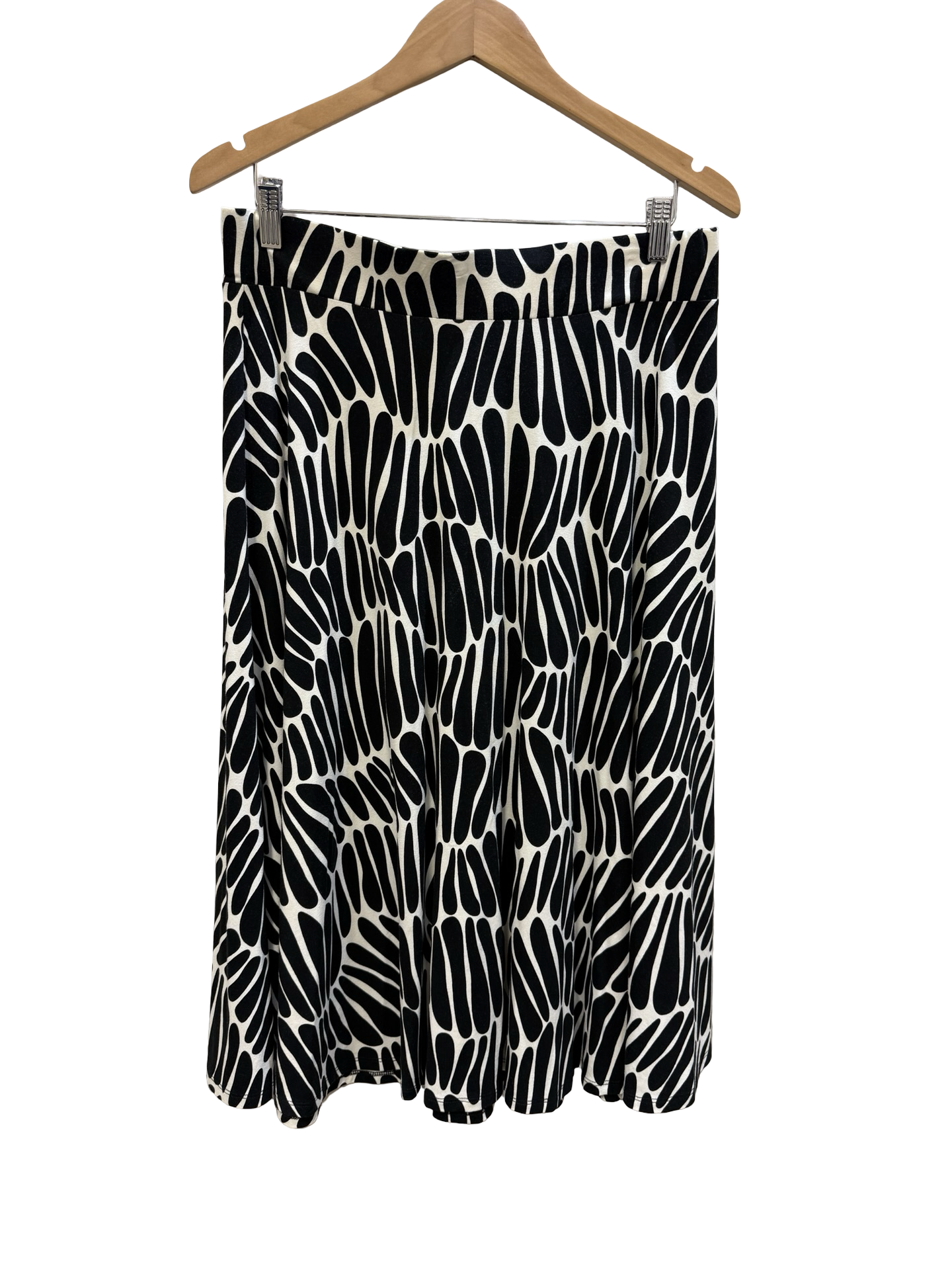 Tommy Bahama Black & Cream Skirt M