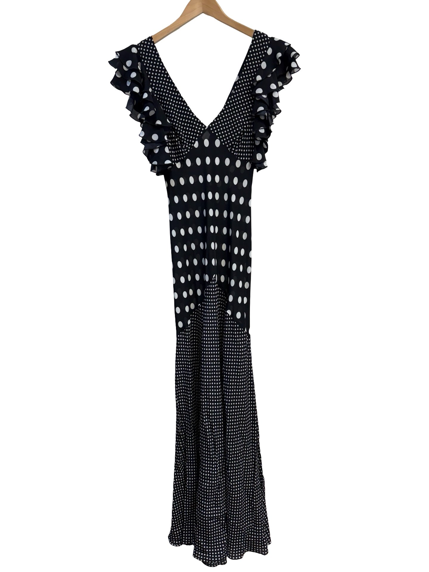 Raey Black Polka Dot Dress 14