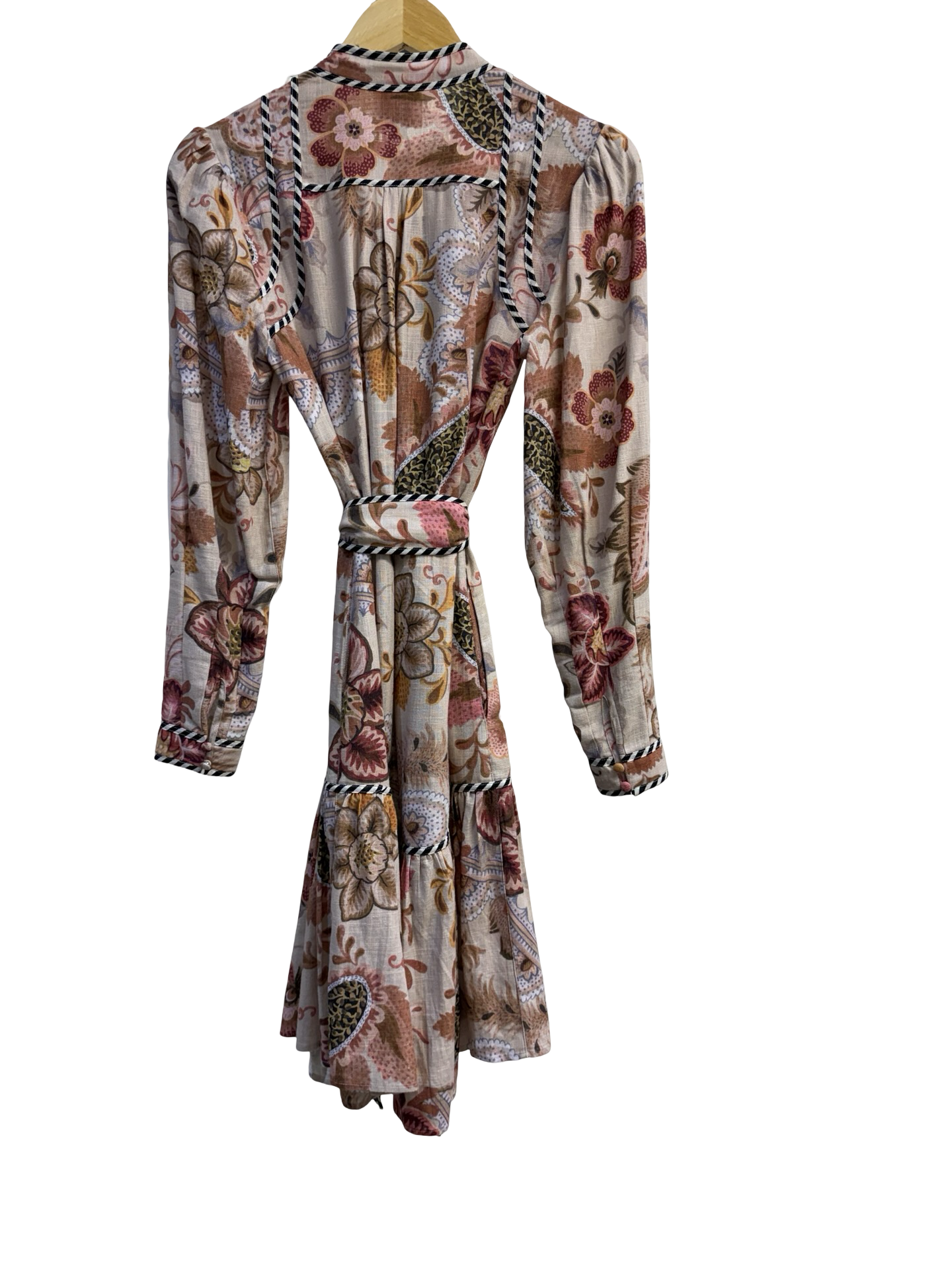 OnceWas Pink Linen Dress 0