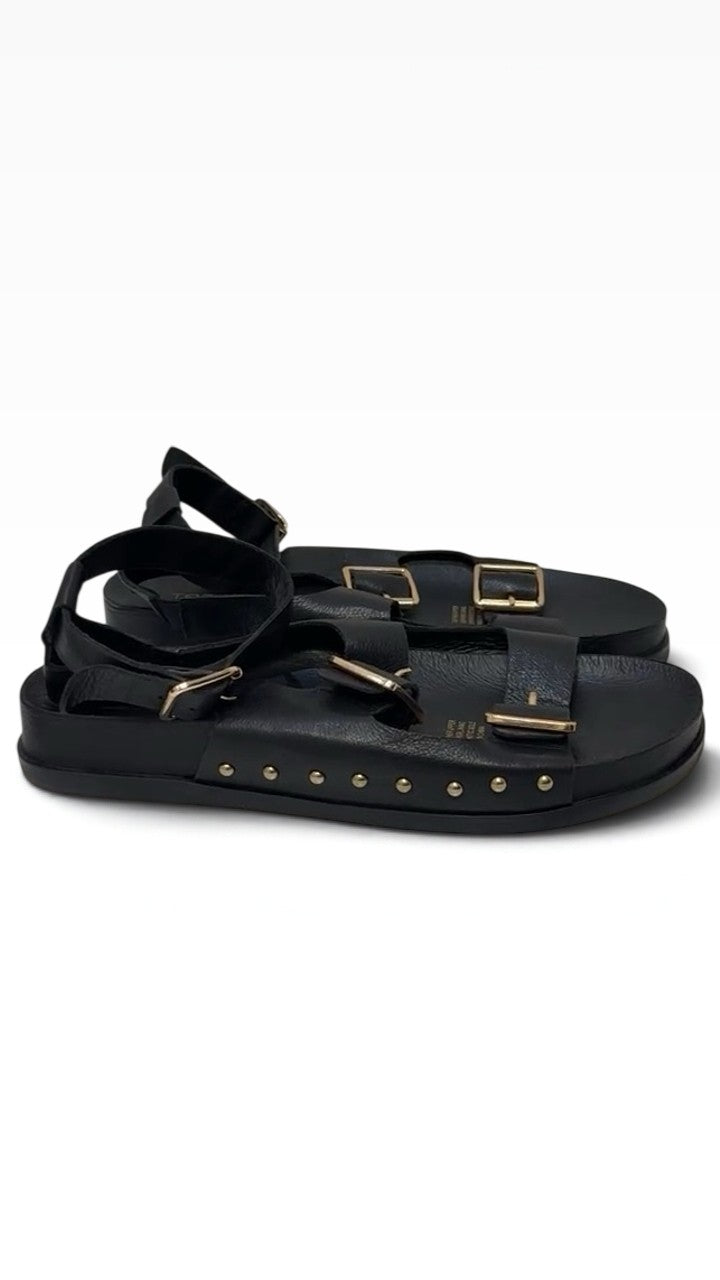 Top End Black Sandals 41
