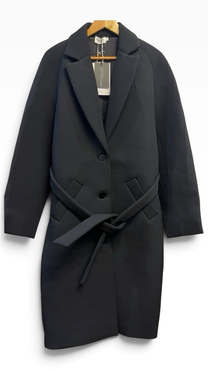 Flannel Black Coat L