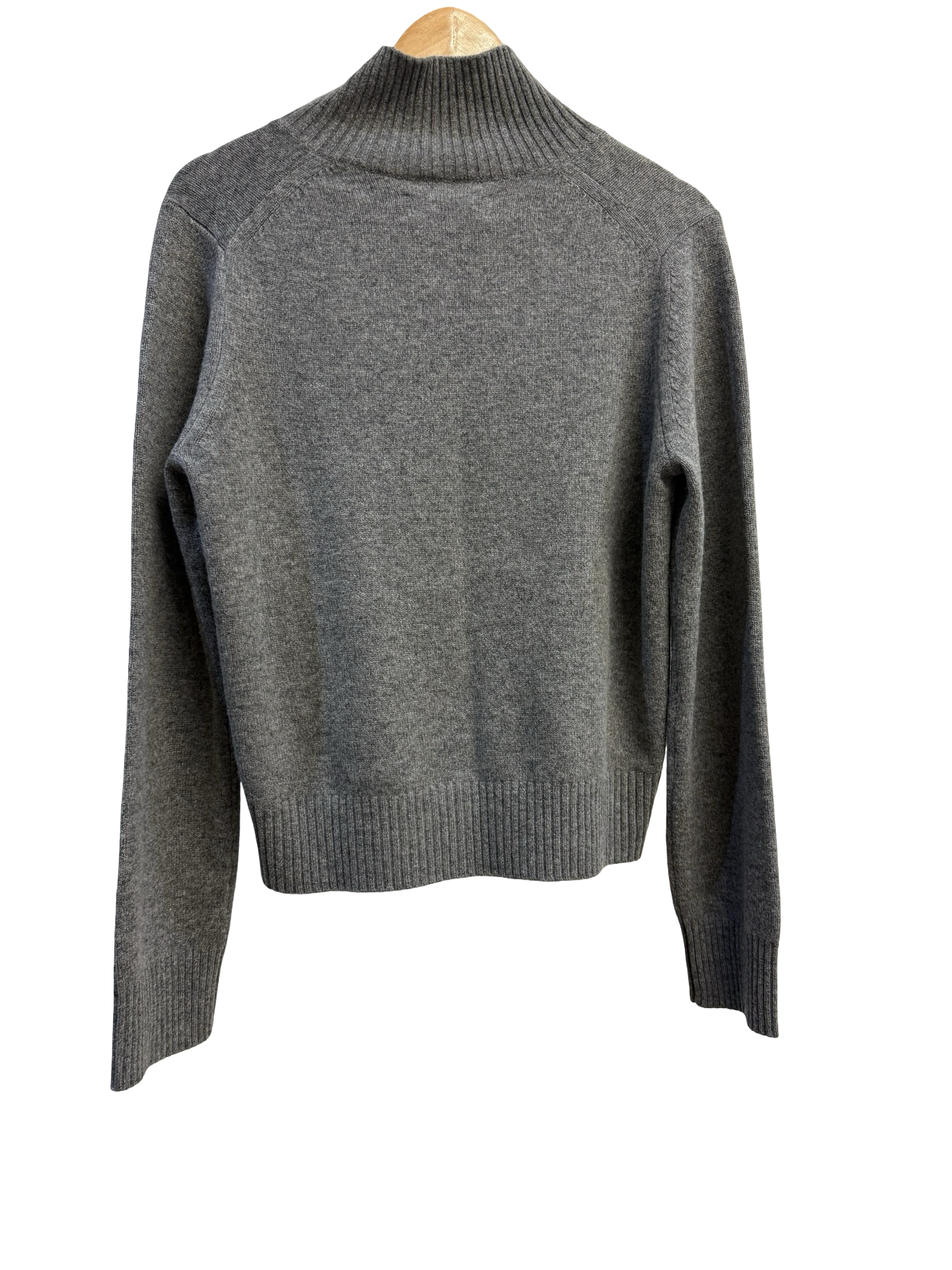 Samsoe Grey Knit Buttoned Top L