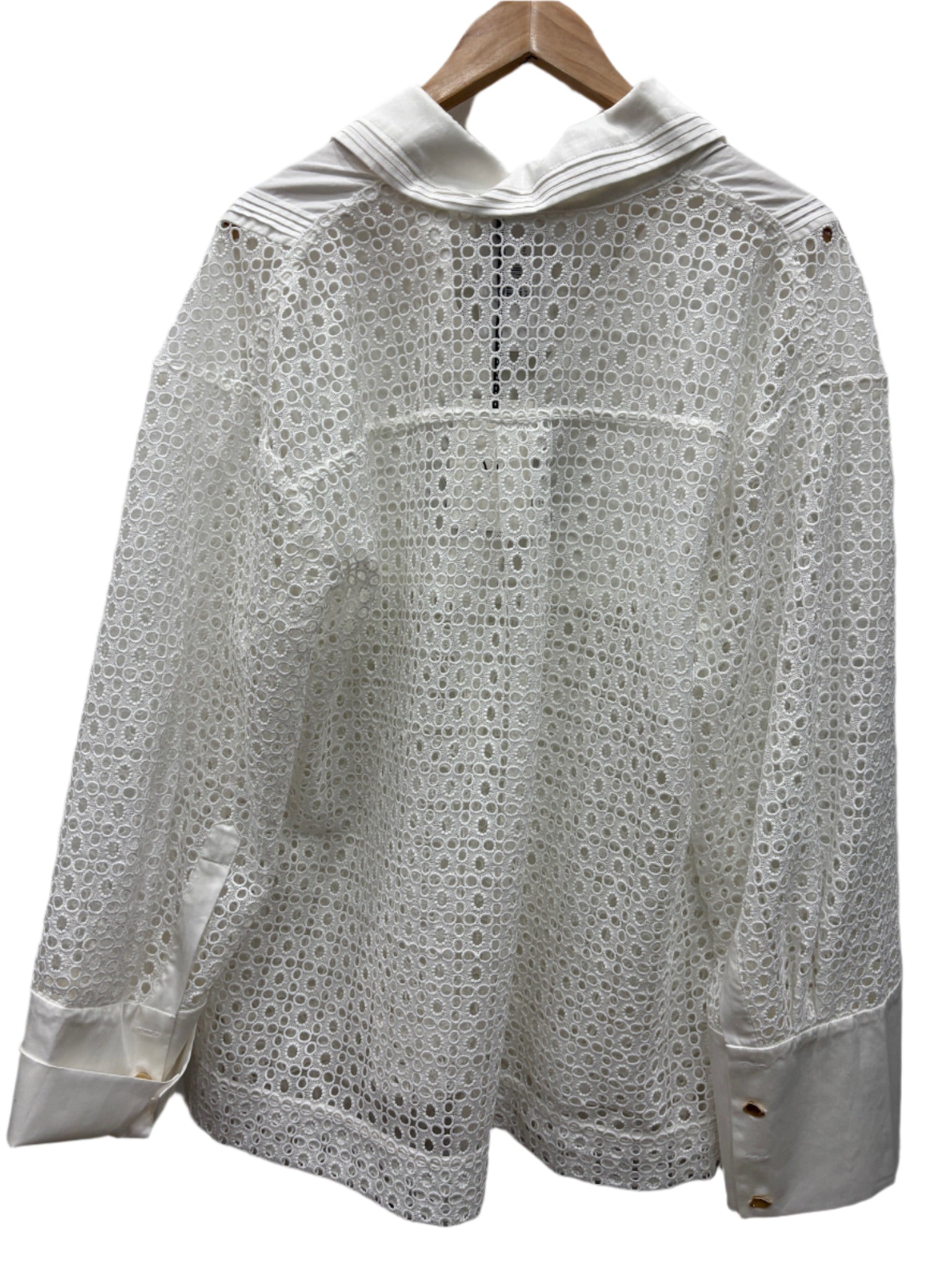 Aje Ivory Embroidered Top 8 NWT