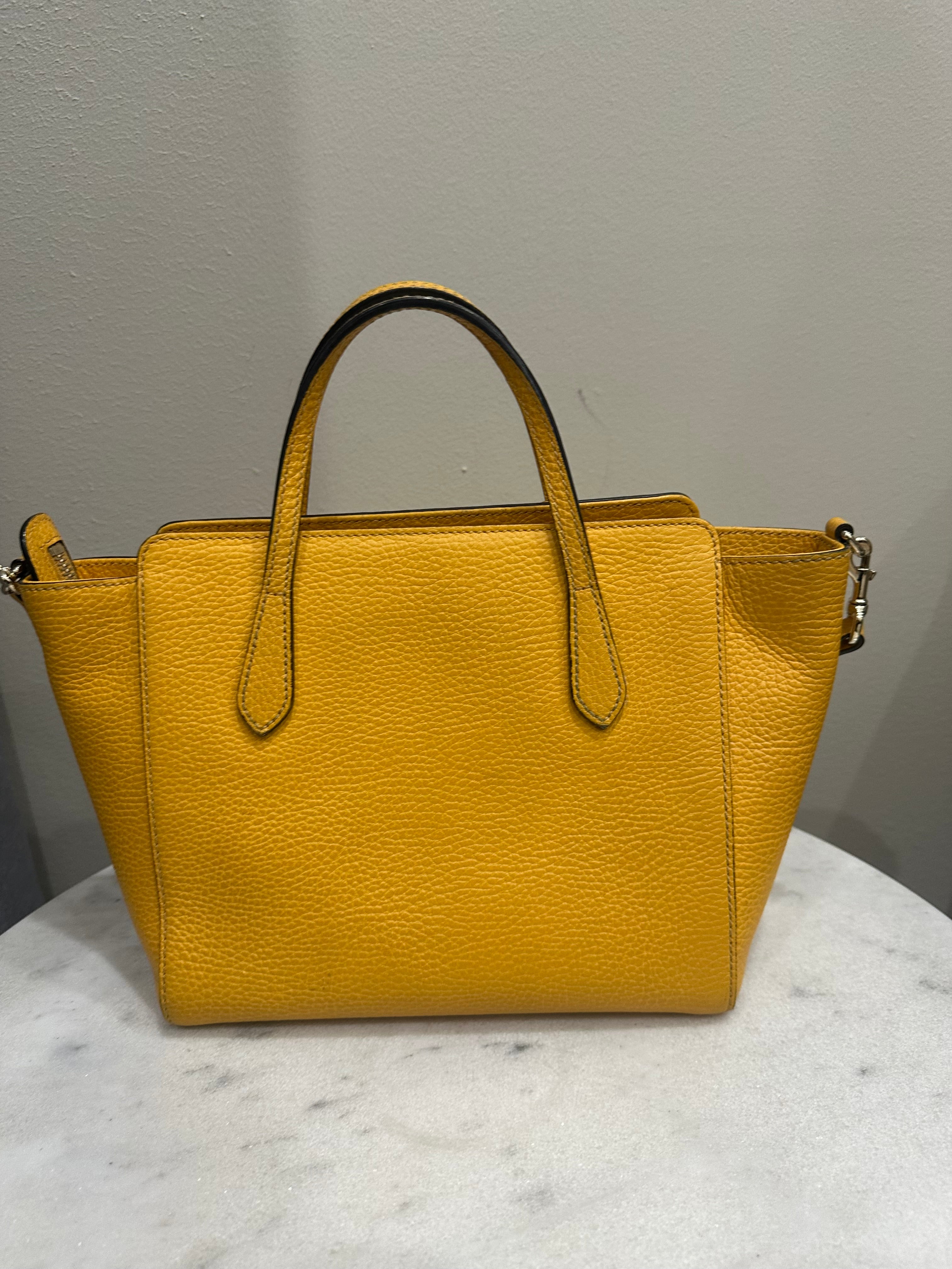 Gucci Yellow Leather Tote