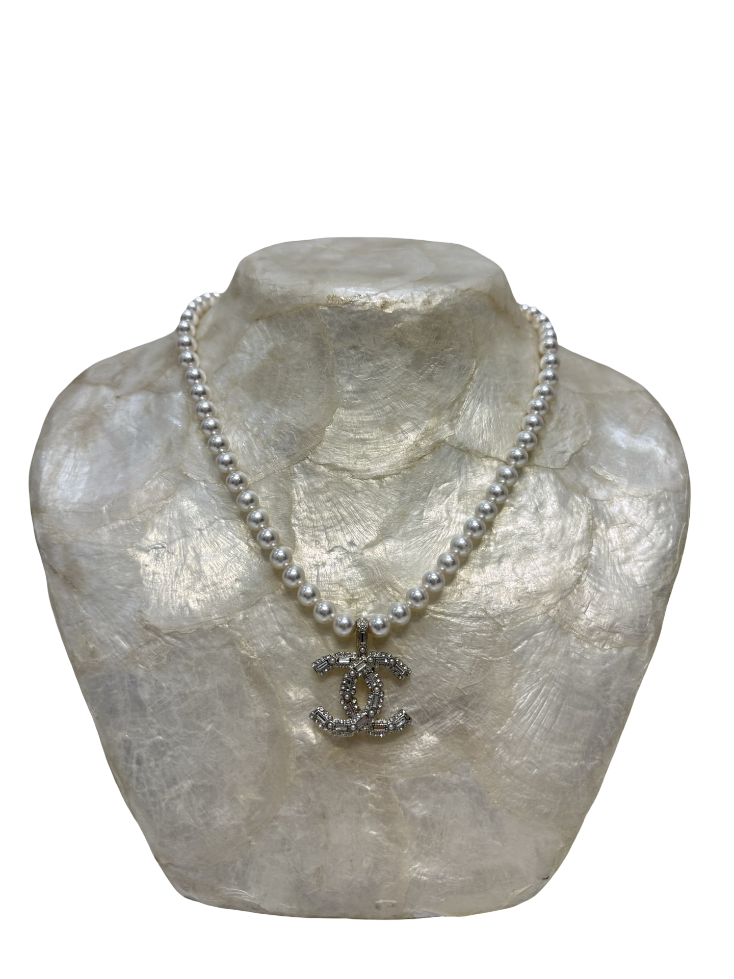 Chanel Pearl Double C Necklace